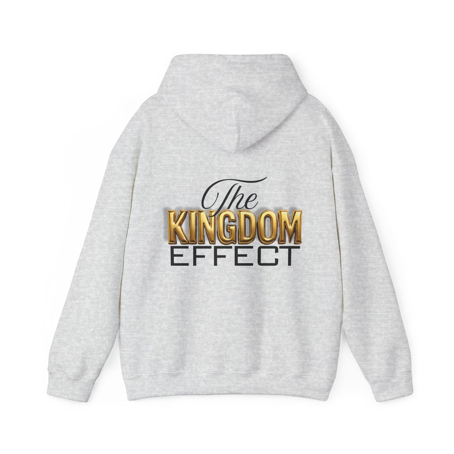 The Kingdom Effect Hoodie (Gold) | Unisex Heavy Blend Sweatshirt for Comfort, Stylish Gift, Cozy Layers, Fashion Statement, Unique Design