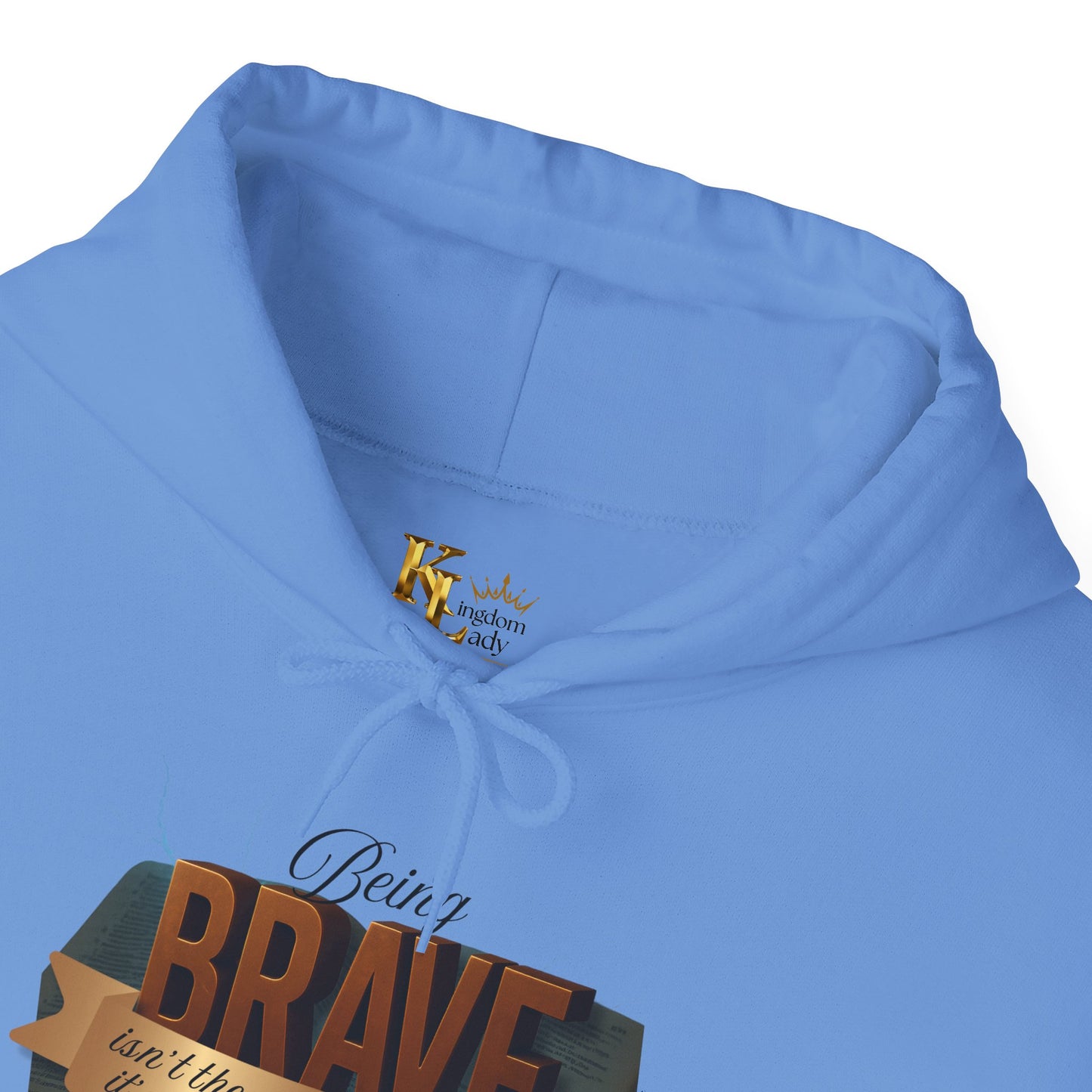 Brave Inspirational Hoodie, Inspirational Sweatshirt, Unisex Casual Wear, Gift for Him, Motivational Clothing