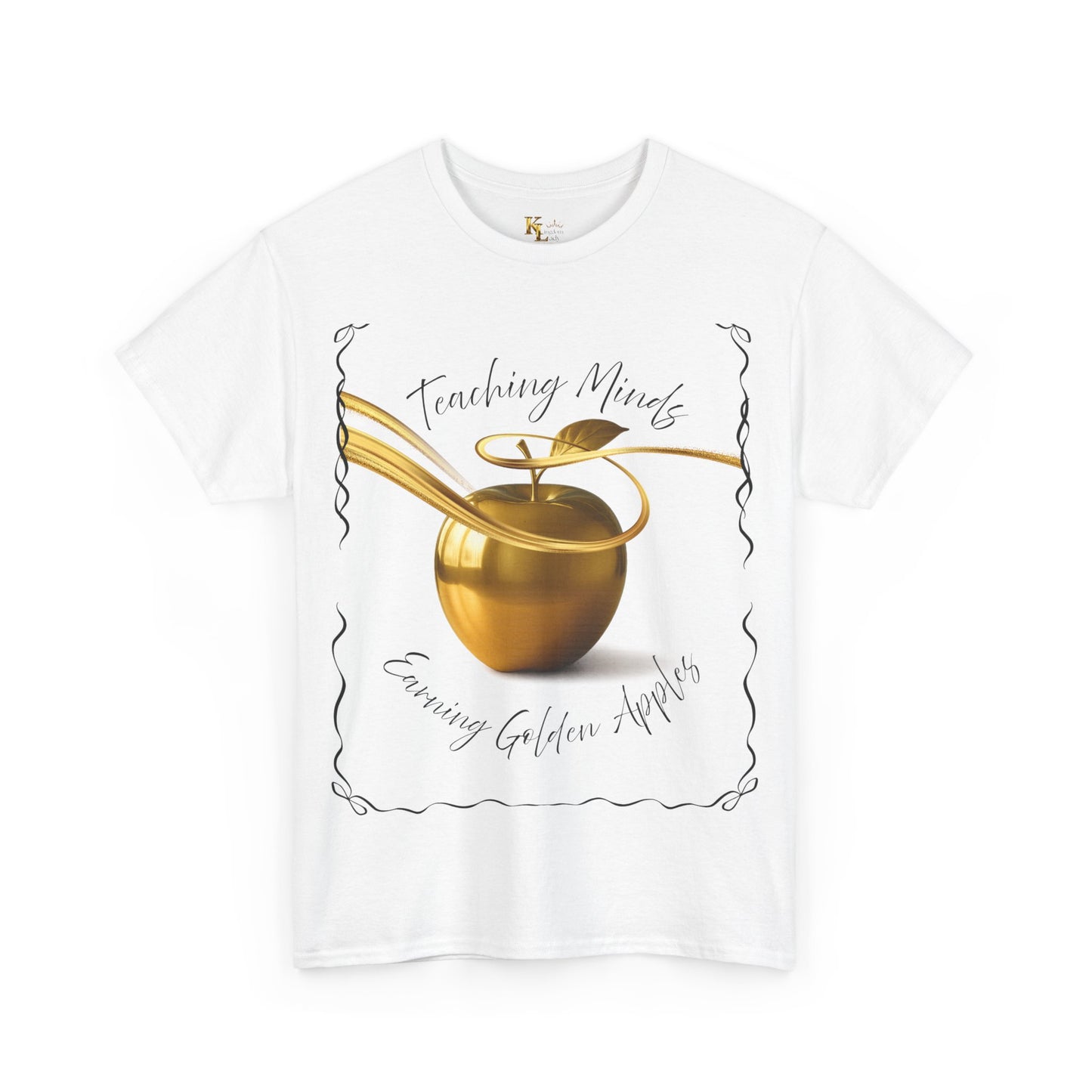 Golden Apple Unisex Tee, Motivational T-Shirt, Gift for Teachers, Back to School Apparel, Wellness Shirt, Positive Vibes Wear