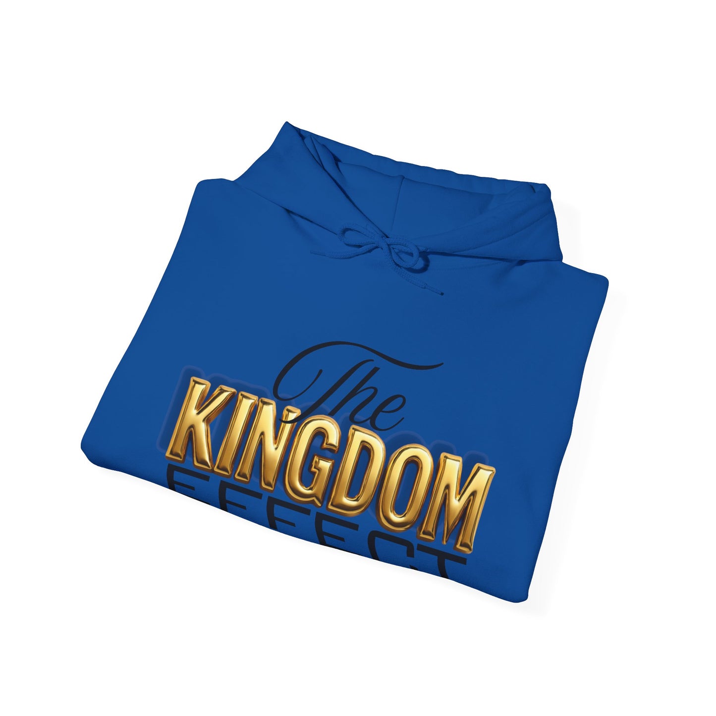 The Kingdom Effect Hoodie (Gold) | Unisex Heavy Blend Sweatshirt for Comfort, Stylish Gift, Cozy Layers, Fashion Statement, Unique Design
