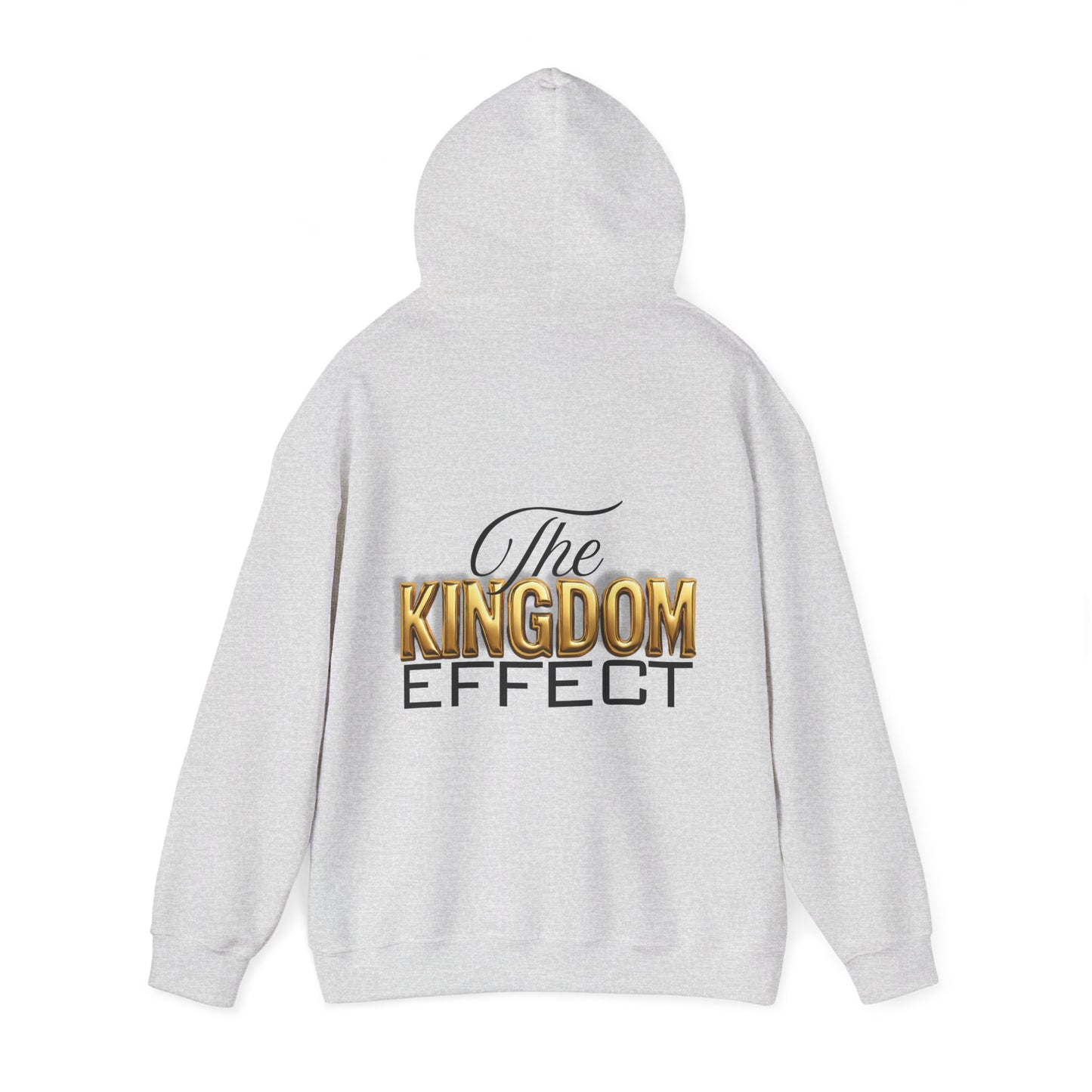 The Kingdom Effect Hoodie (Gold) | Unisex Heavy Blend Sweatshirt for Comfort, Stylish Gift, Cozy Layers, Fashion Statement, Unique Design