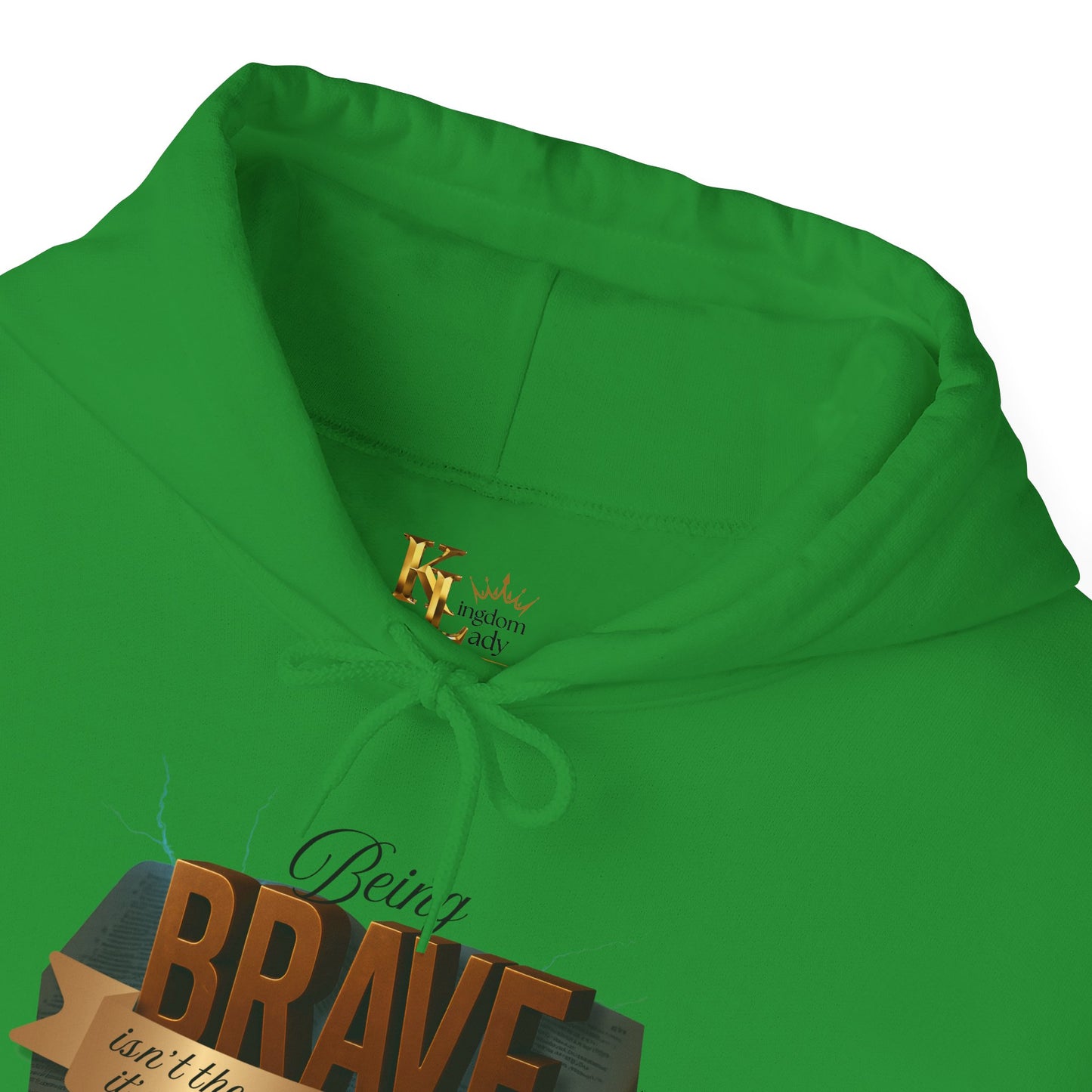Brave Inspirational Hoodie, Inspirational Sweatshirt, Unisex Casual Wear, Gift for Him, Motivational Clothing