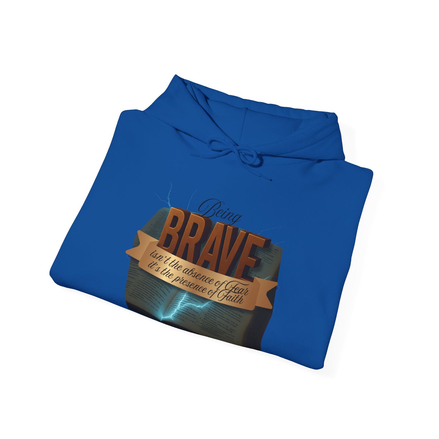 Brave Inspirational Hoodie, Inspirational Sweatshirt, Unisex Casual Wear, Gift for Him, Motivational Clothing