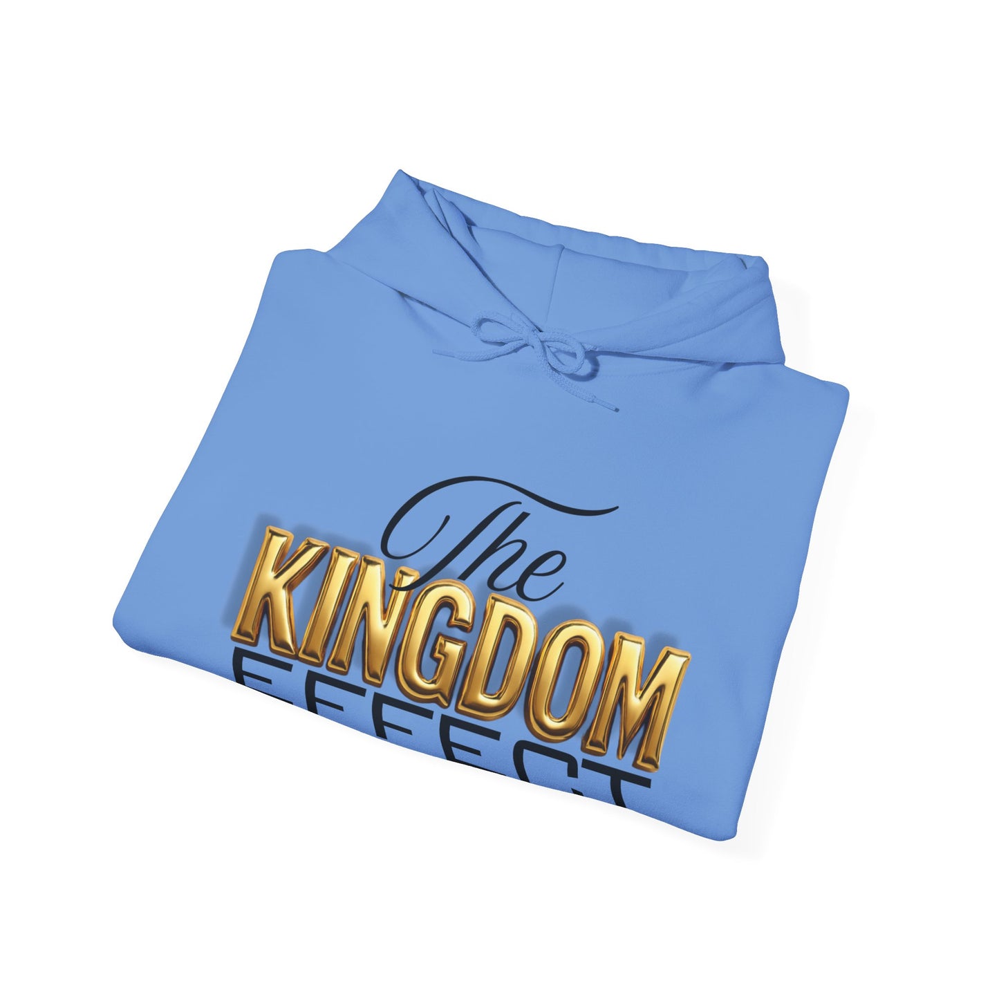 The Kingdom Effect Hoodie (Gold) | Unisex Heavy Blend Sweatshirt for Comfort, Stylish Gift, Cozy Layers, Fashion Statement, Unique Design