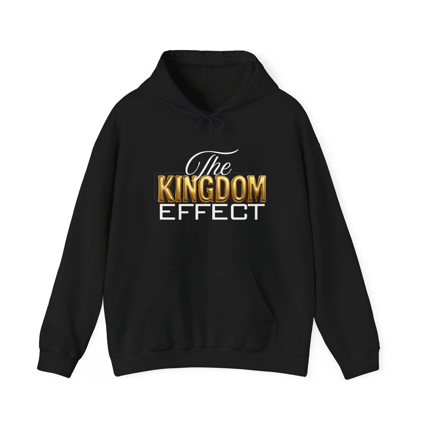 The Kingdom Effect Hoodie (Gold) | Unisex Heavy Blend Sweatshirt for Comfort, Stylish Gift, Cozy Layers, Fashion Statement, Unique Design