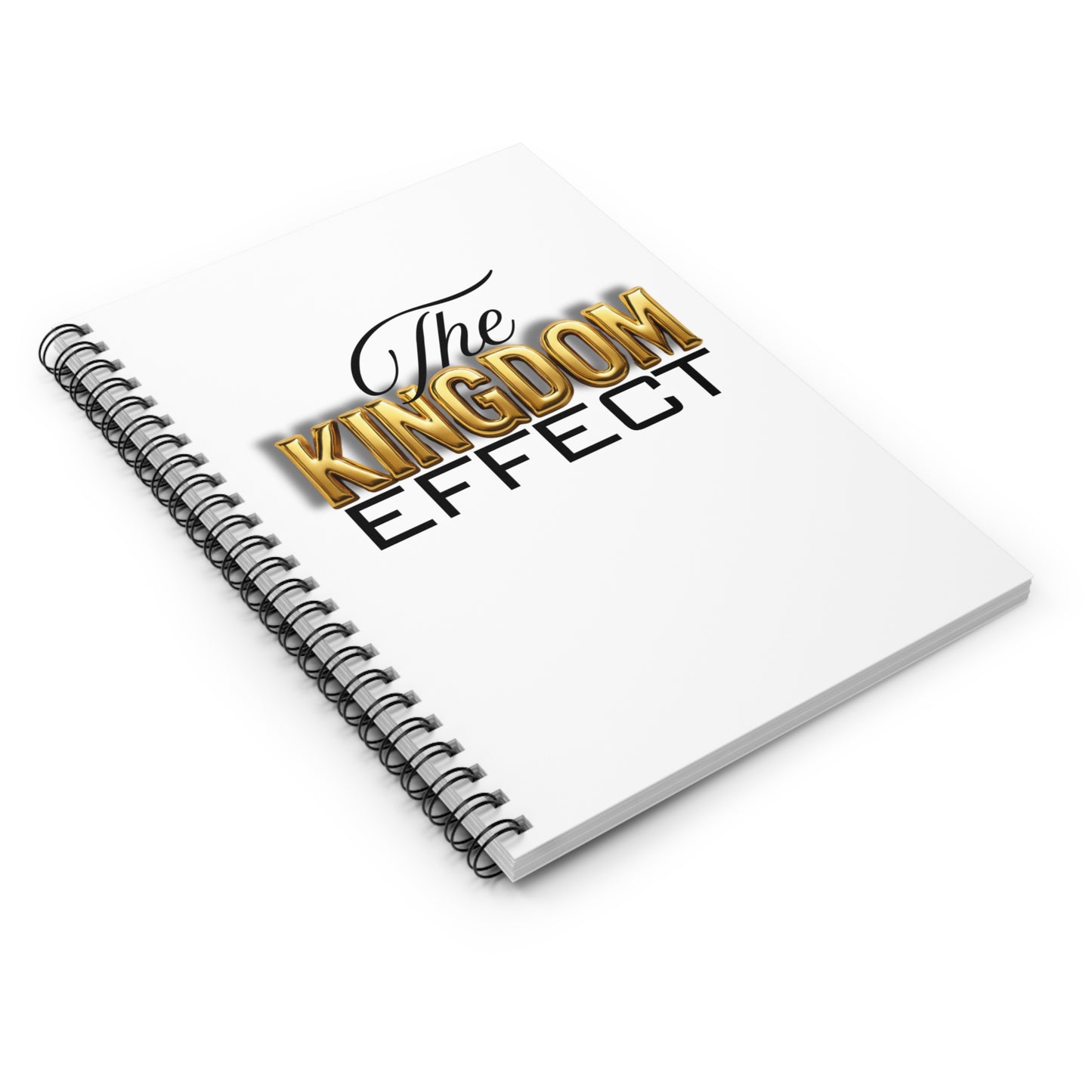 The Kingdom Effect Spiral Notebook - Ideal for Students, Journals, Back to School, Writing Supplies, Gift for Writers, Unique Stationery