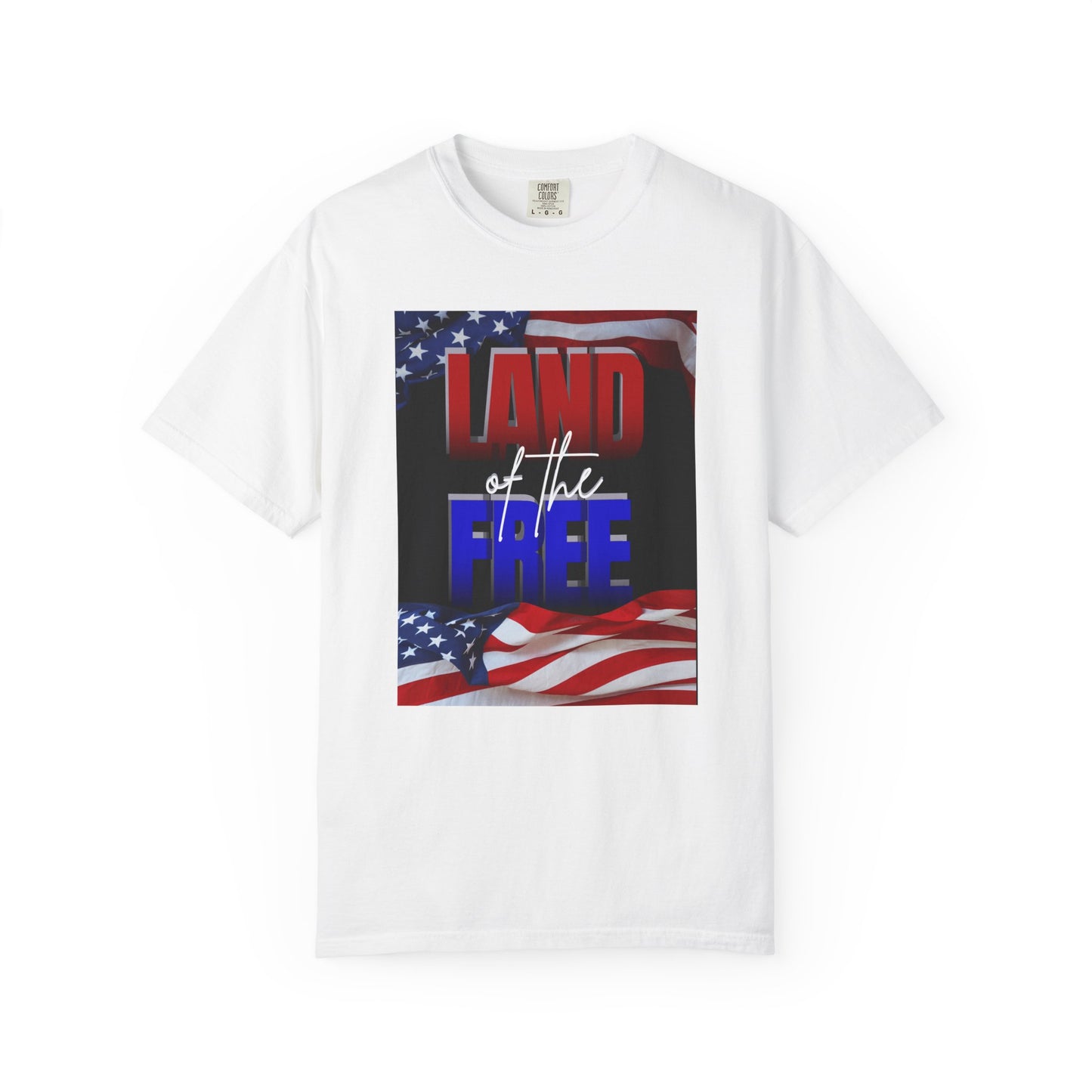 Patriotic T-Shirt, Land of the Free, Home of the Brave, 4th of July Apparel, Independence Day Gift, American Pride T-Shirt, Casual Wear