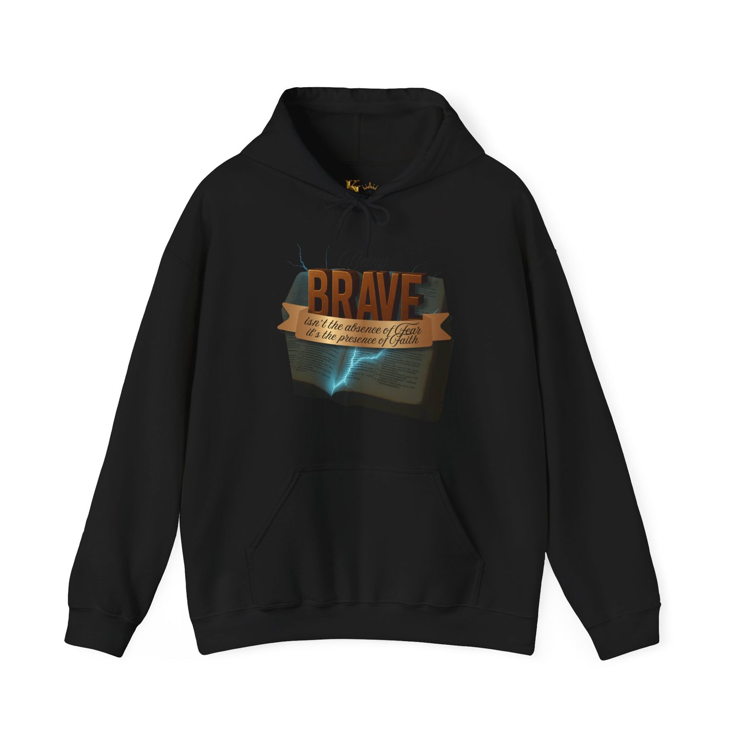 Brave Inspirational Hoodie, Inspirational Sweatshirt, Unisex Casual Wear, Gift for Him, Motivational Clothing