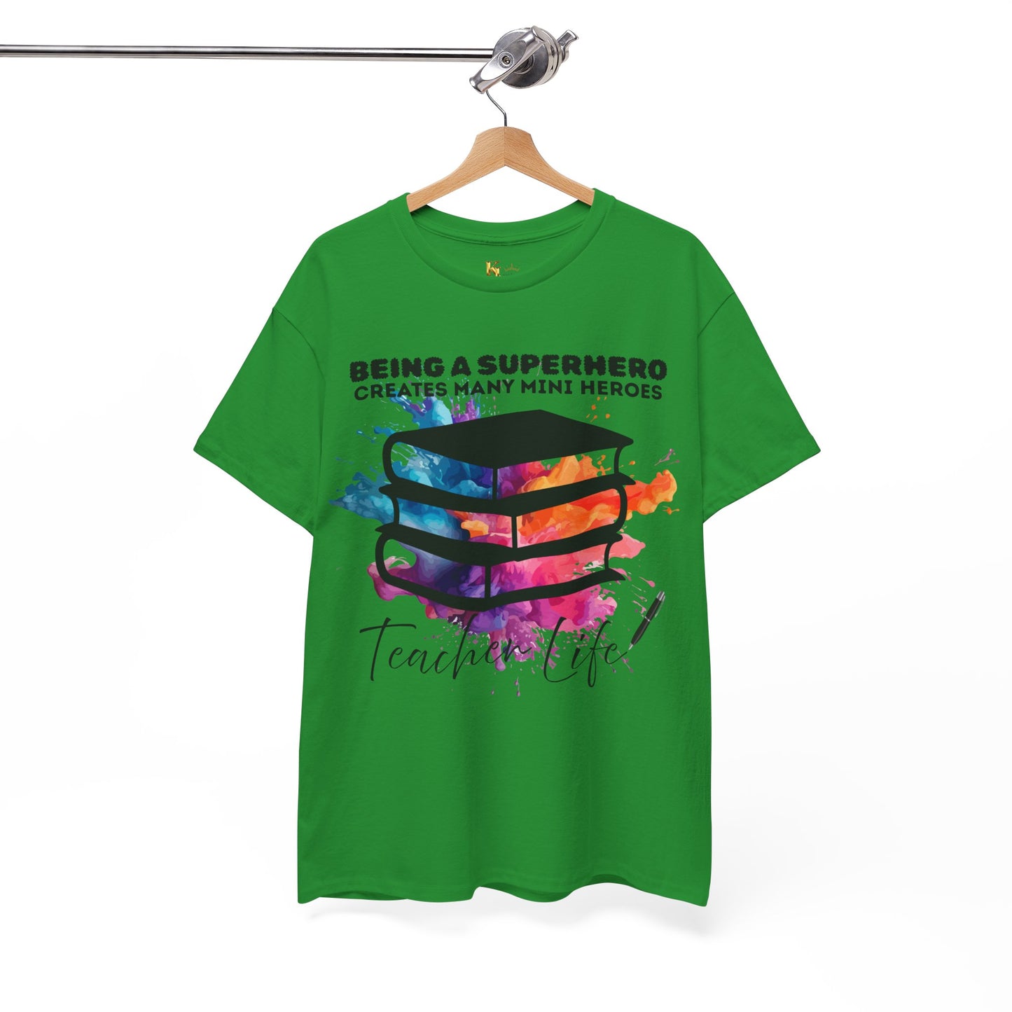 Superhero Teacher Unisex Tee, Motivational T-Shirt, Gift for Teachers, Back to School Apparel, Wellness Shirt, Positive Vibes Wear