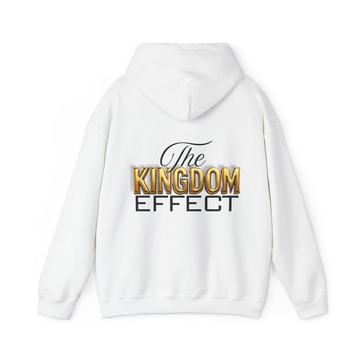 The Kingdom Effect Hoodie (Gold) | Unisex Heavy Blend Sweatshirt for Comfort, Stylish Gift, Cozy Layers, Fashion Statement, Unique Design