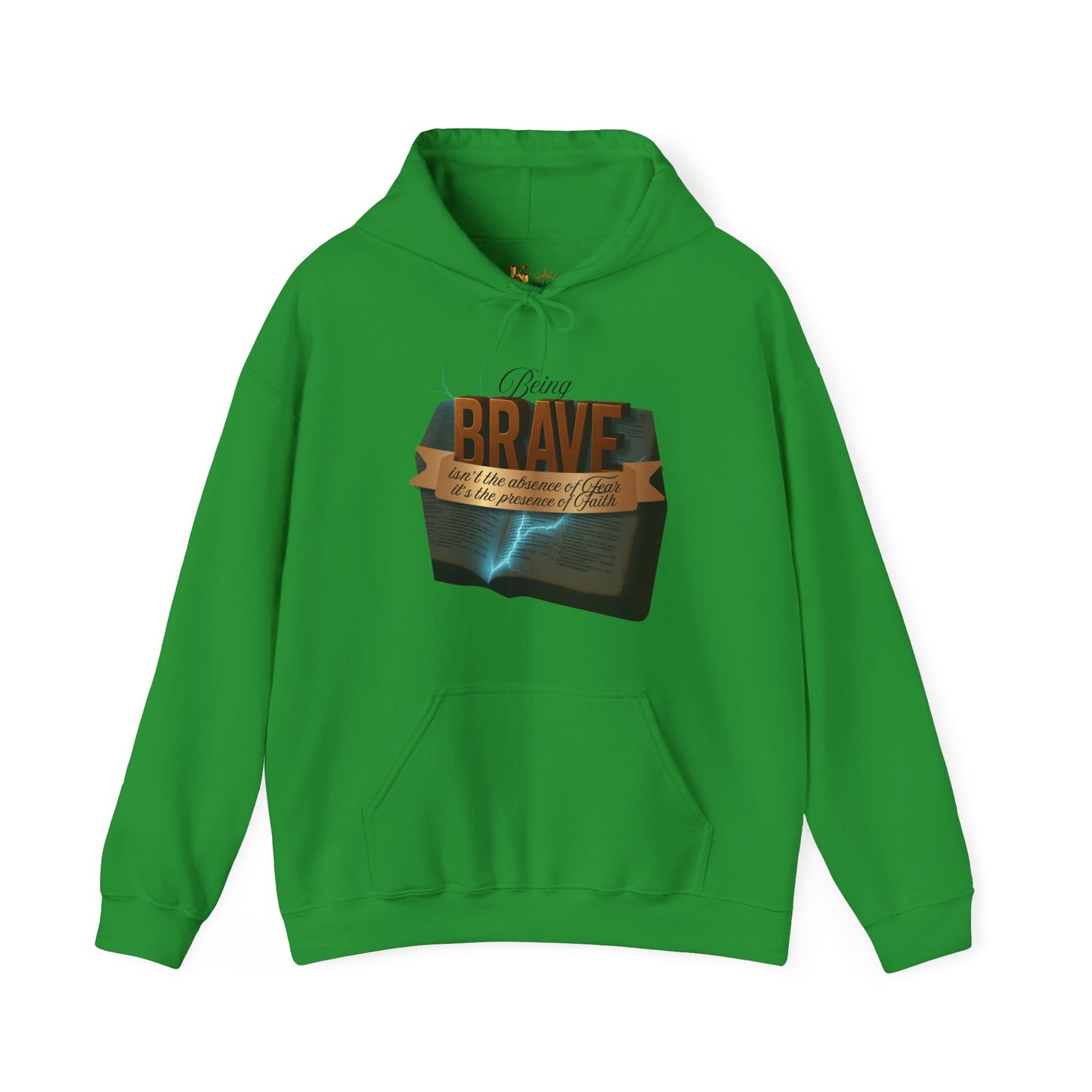 Brave Inspirational Hoodie, Inspirational Sweatshirt, Unisex Casual Wear, Gift for Him, Motivational Clothing