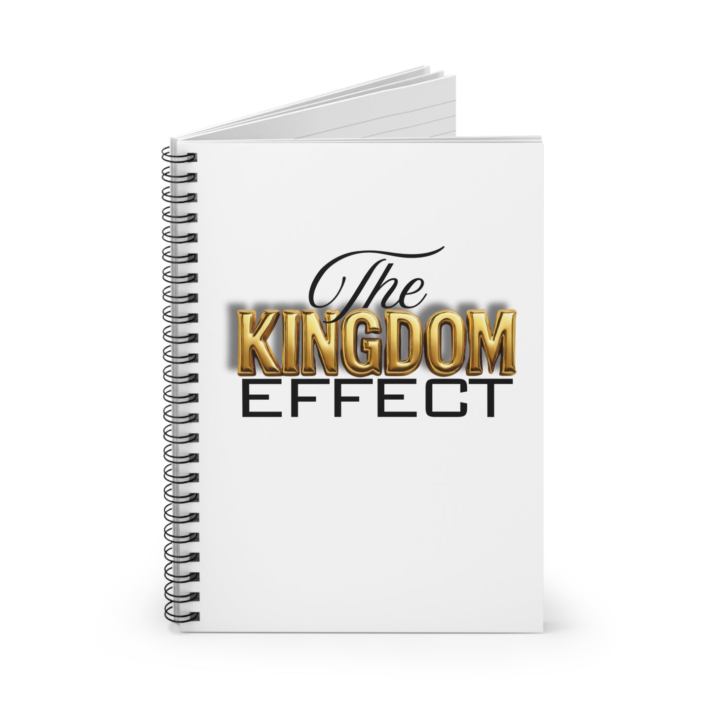 The Kingdom Effect Spiral Notebook - Ideal for Students, Journals, Back to School, Writing Supplies, Gift for Writers, Unique Stationery