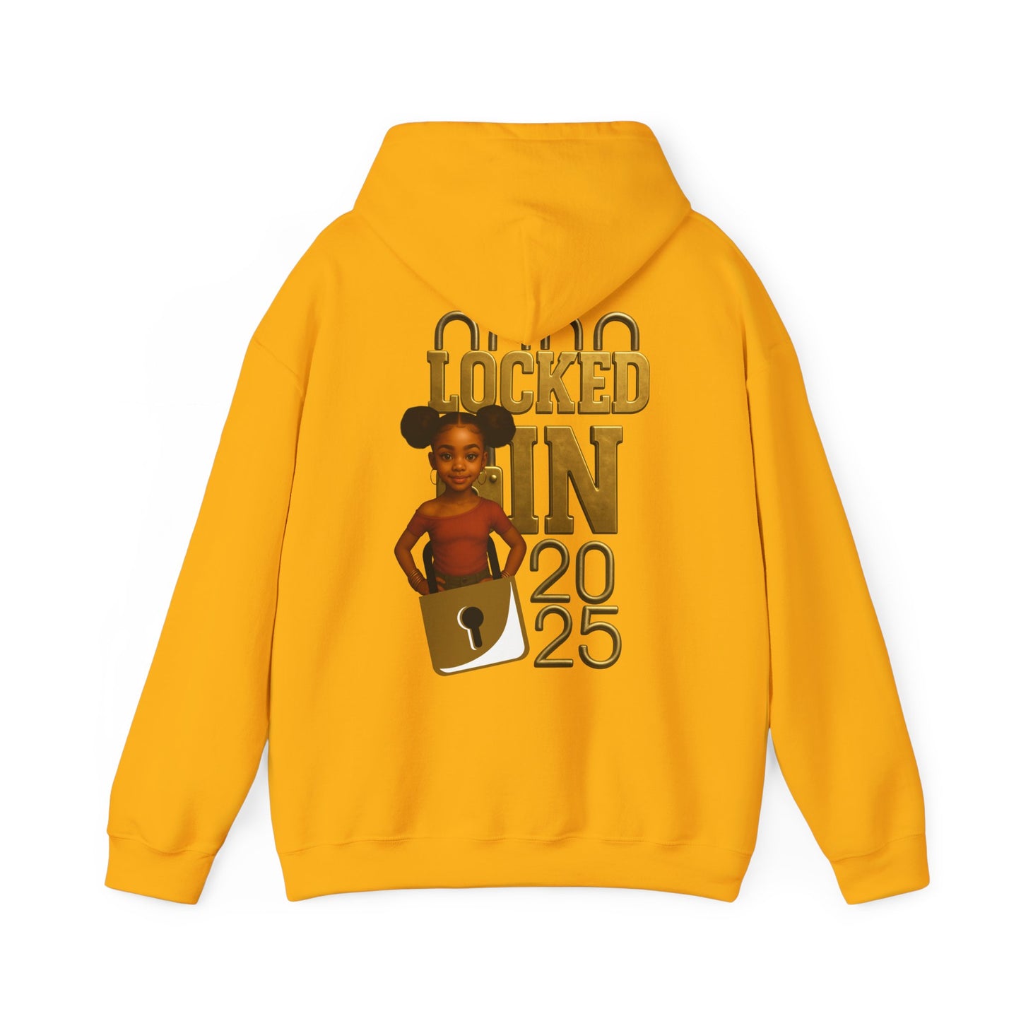 Locked In 2025 Hoodie, Unisex Heavy Blend Sweatshirt, Birthday Gift, Celebration Wear, Trendy Casual Outfit, Relaxed Style