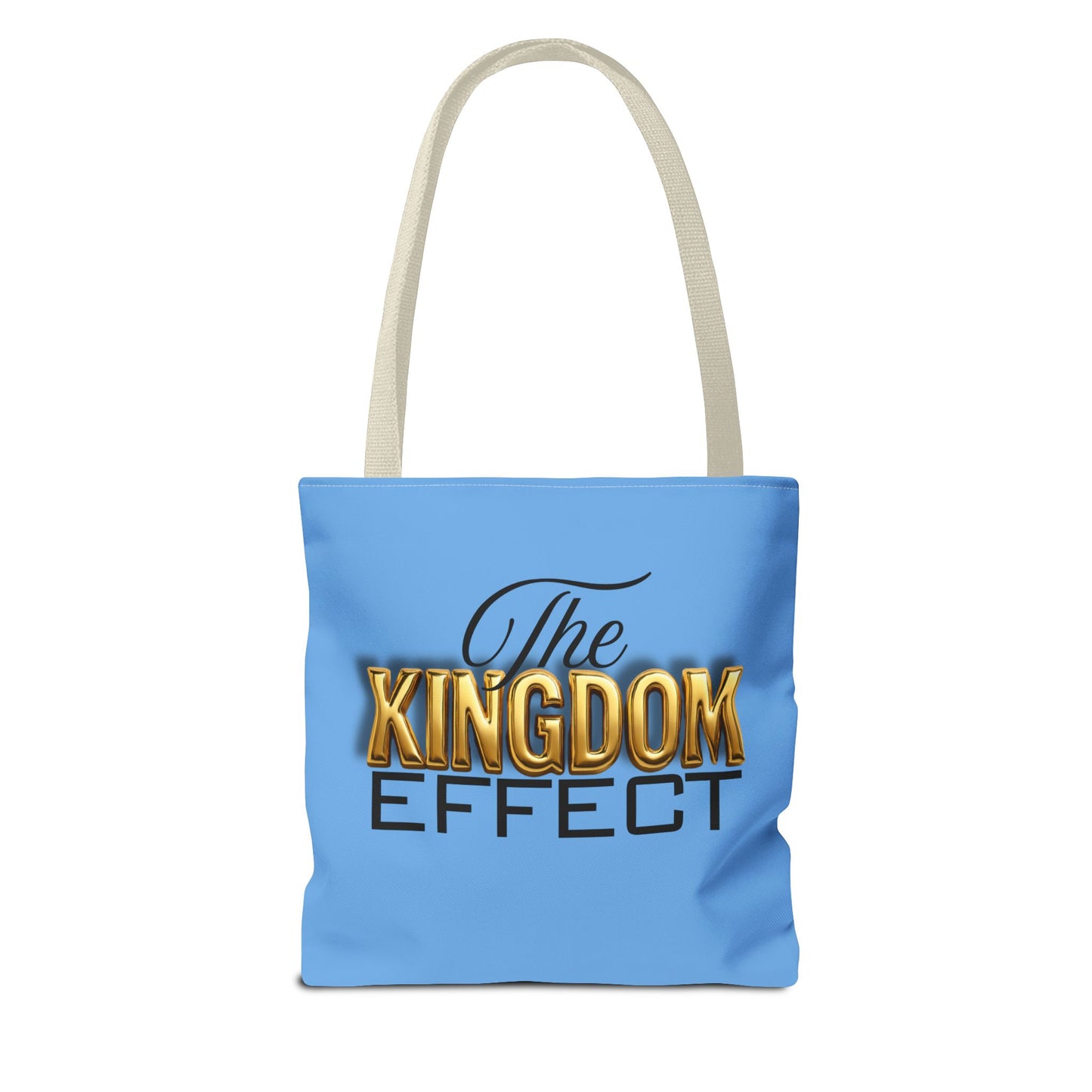 The Kingdom Effect, Blue Stylish Kingdom Effect Tote Bag, Eco-Friendly Shopping Bag, Gift for Kingdom Fans, Trendy Everyday Tote, Motivational Accessory