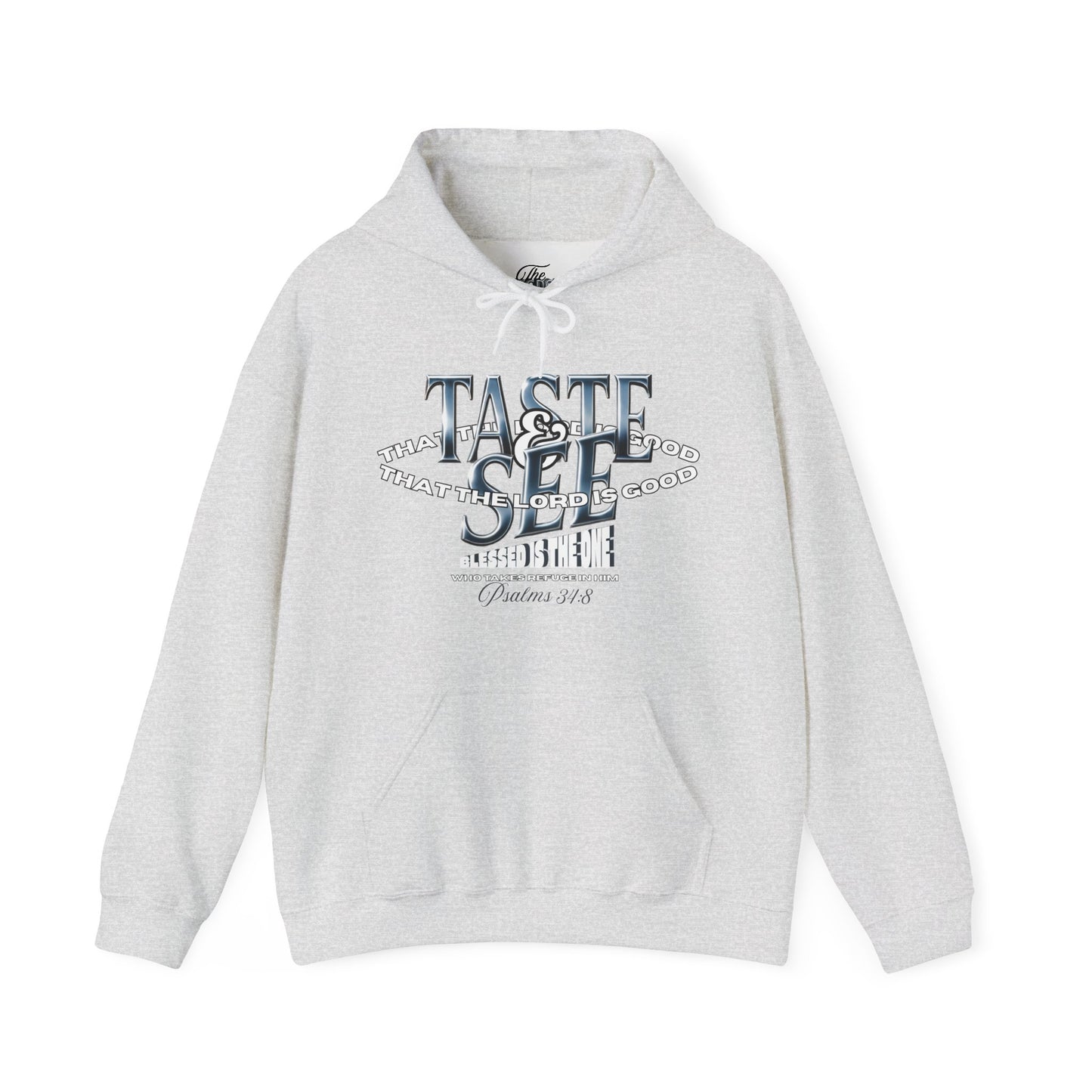 Taste & See Graphic Hoodie - Cozy Unisex Sweatshirt for Everyday Style, Gift for Friends, Inspirational Fashion, Fall Season