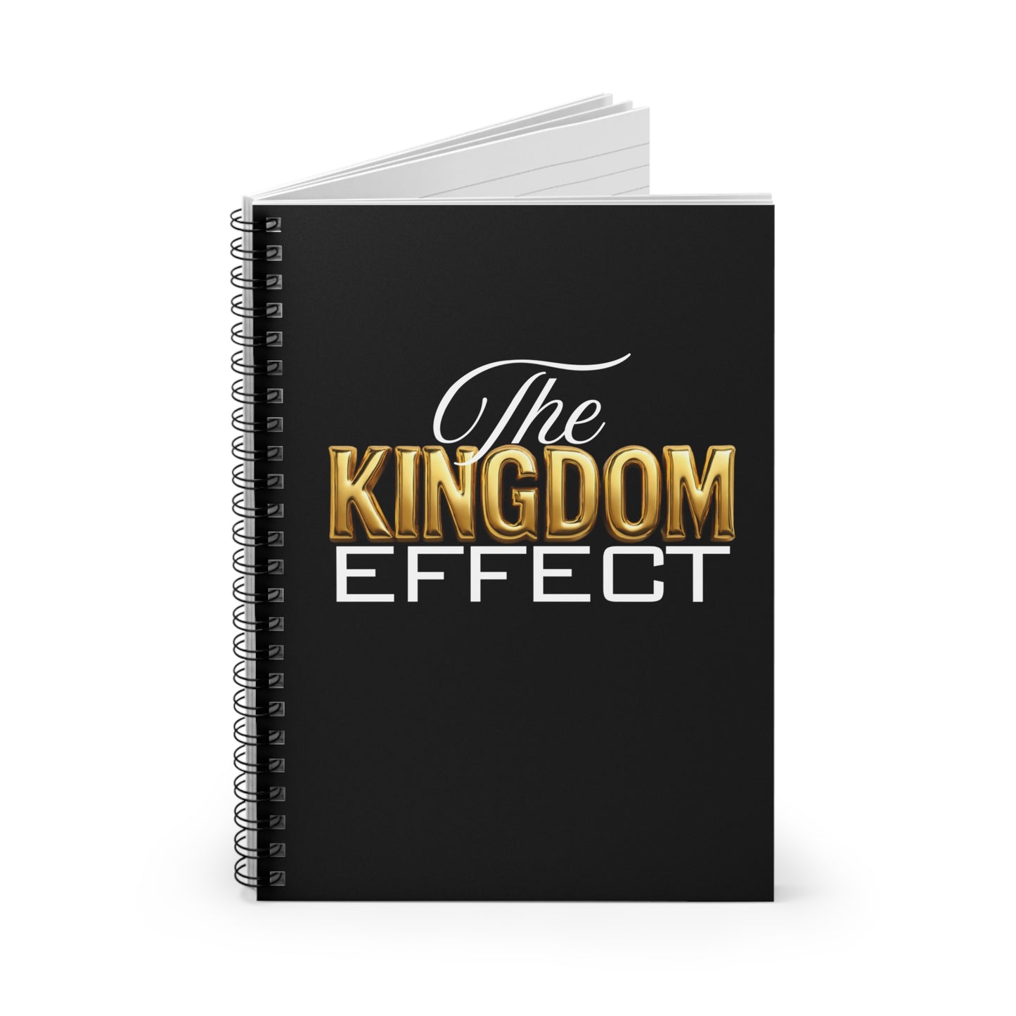 The Kingdom Effect Spiral Notebook - Ruled Line, Journal, Writing Pad, Gift for Writers, Inspirational Note Book, College Essentials