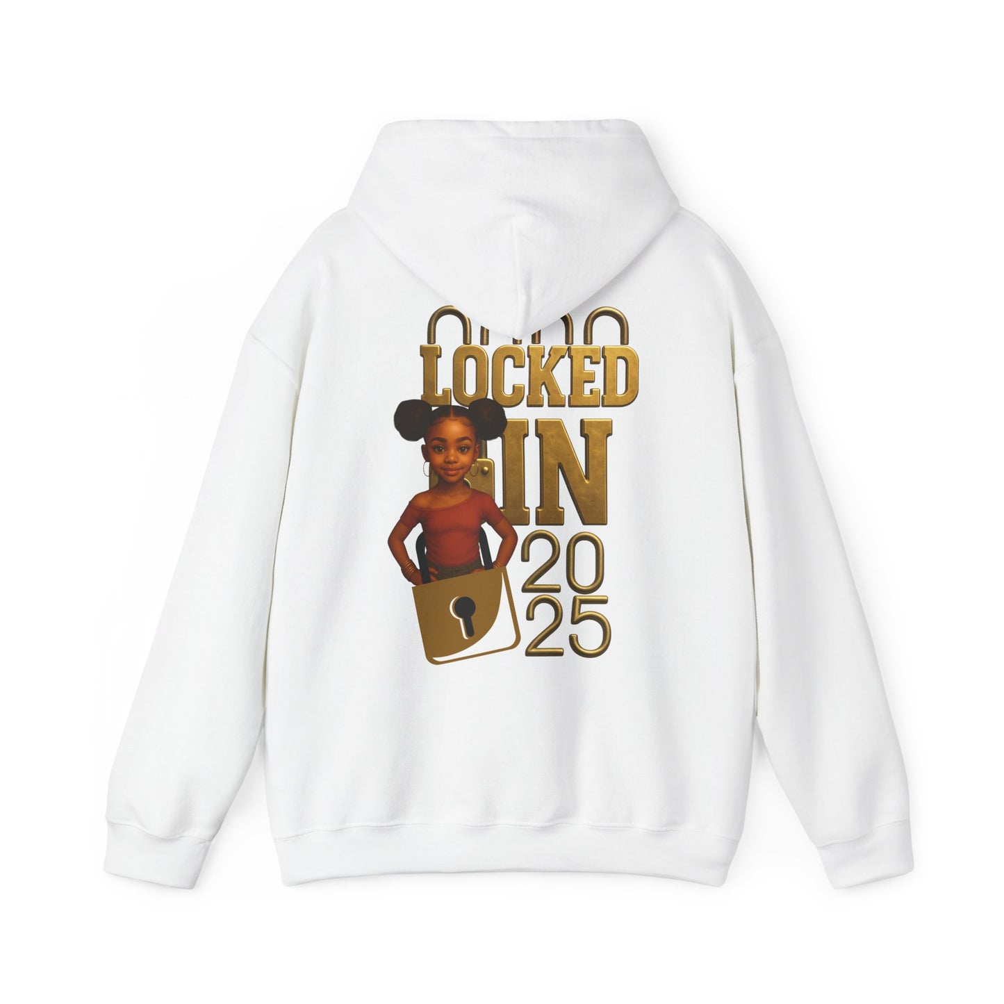 Locked In 2025 Hoodie, Unisex Heavy Blend Sweatshirt, Birthday Gift, Celebration Wear, Trendy Casual Outfit, Relaxed Style