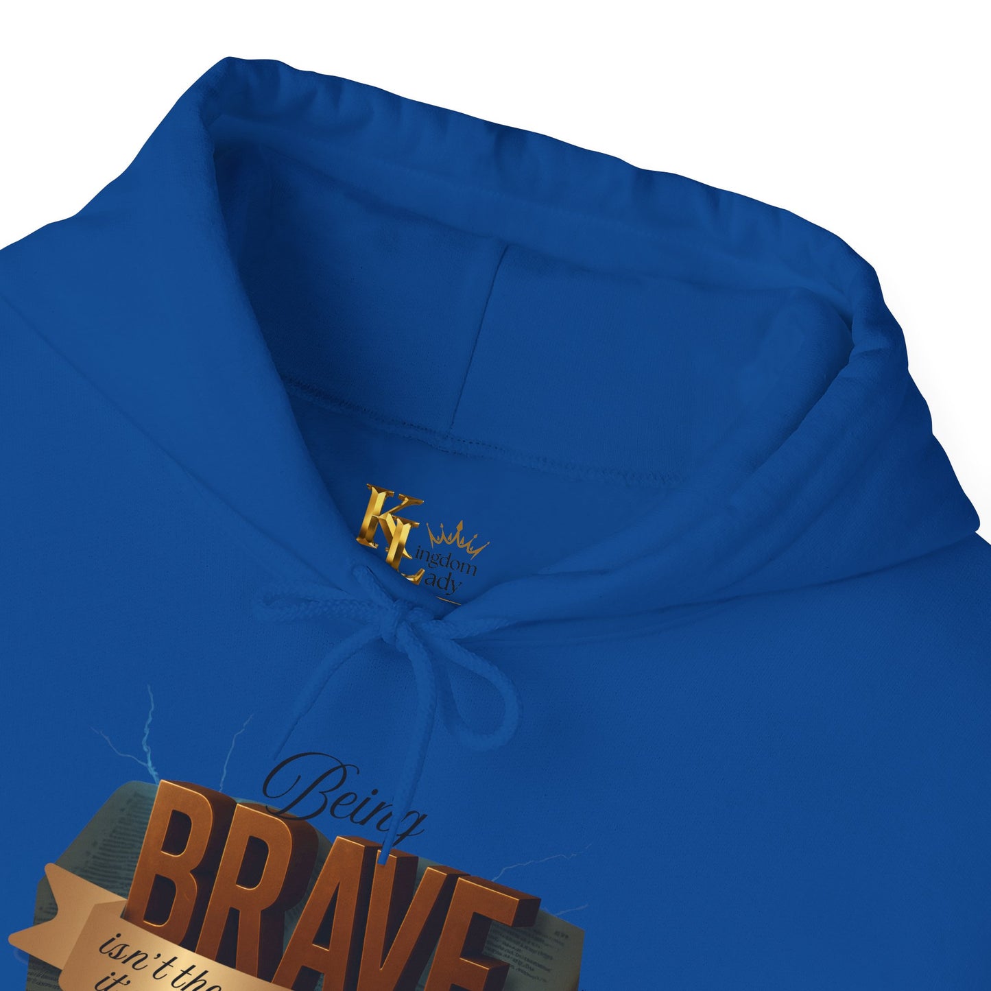Brave Inspirational Hoodie, Inspirational Sweatshirt, Unisex Casual Wear, Gift for Him, Motivational Clothing