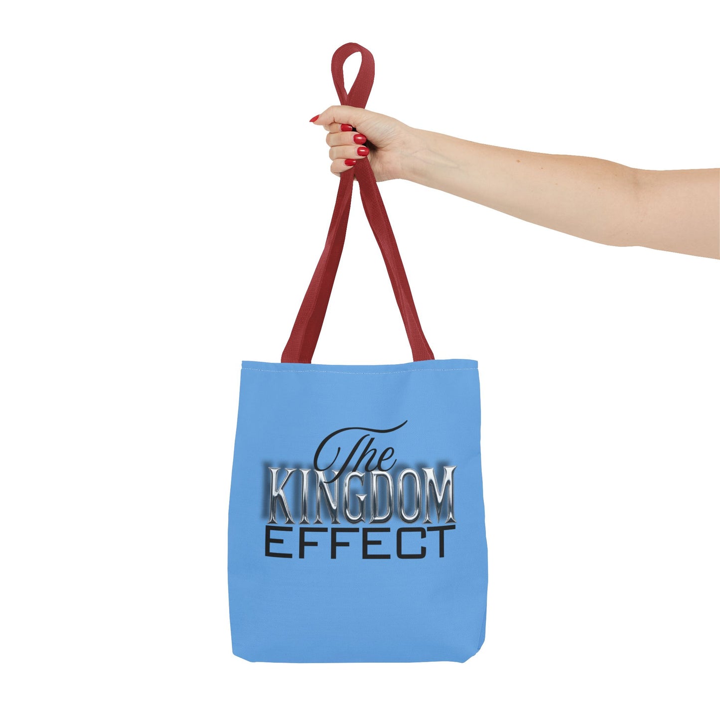 The Kingdom Effect Blue Tote Bag | Stylish Reusable Shoulder Bag | Gift for Kingdom Lovers | Eco-Friendly Shopping Tote, Everyday Companion