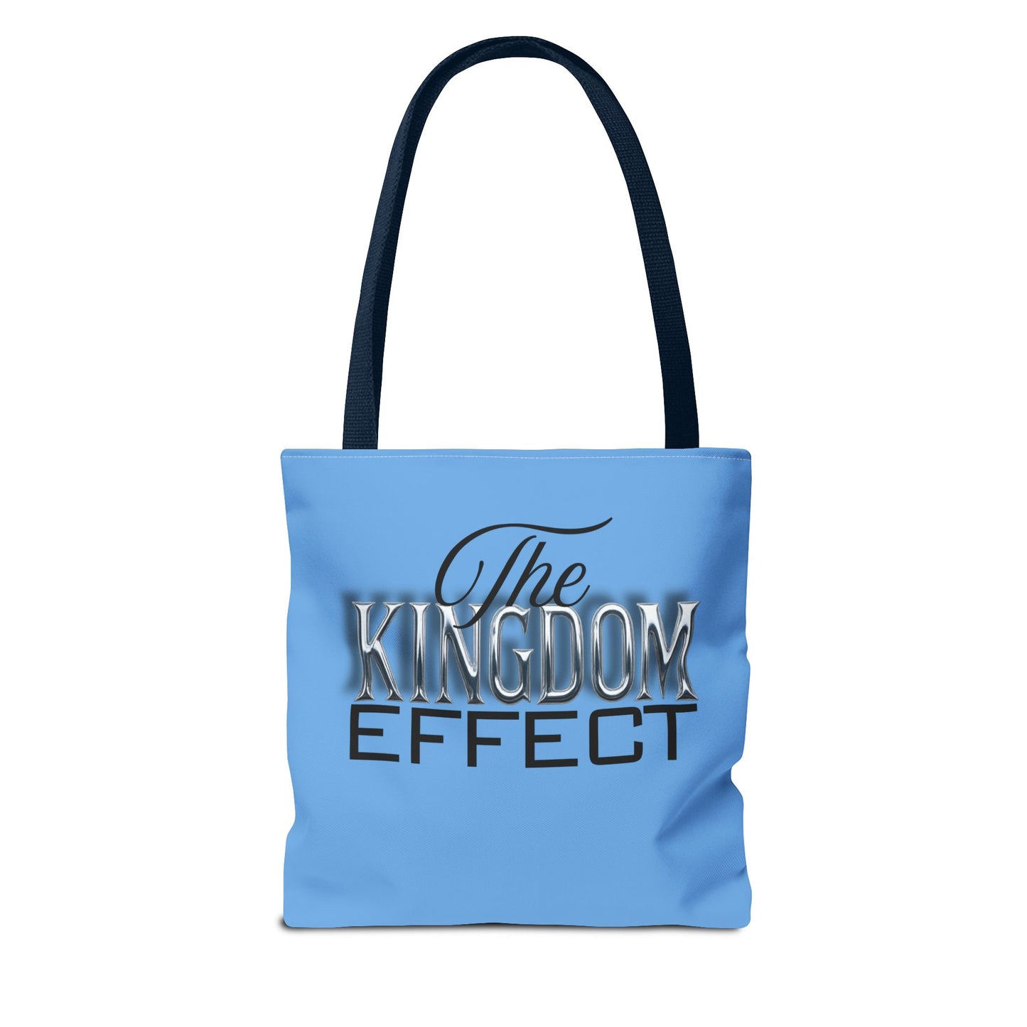 The Kingdom Effect Blue Tote Bag | Stylish Reusable Shoulder Bag | Gift for Kingdom Lovers | Eco-Friendly Shopping Tote, Everyday Companion