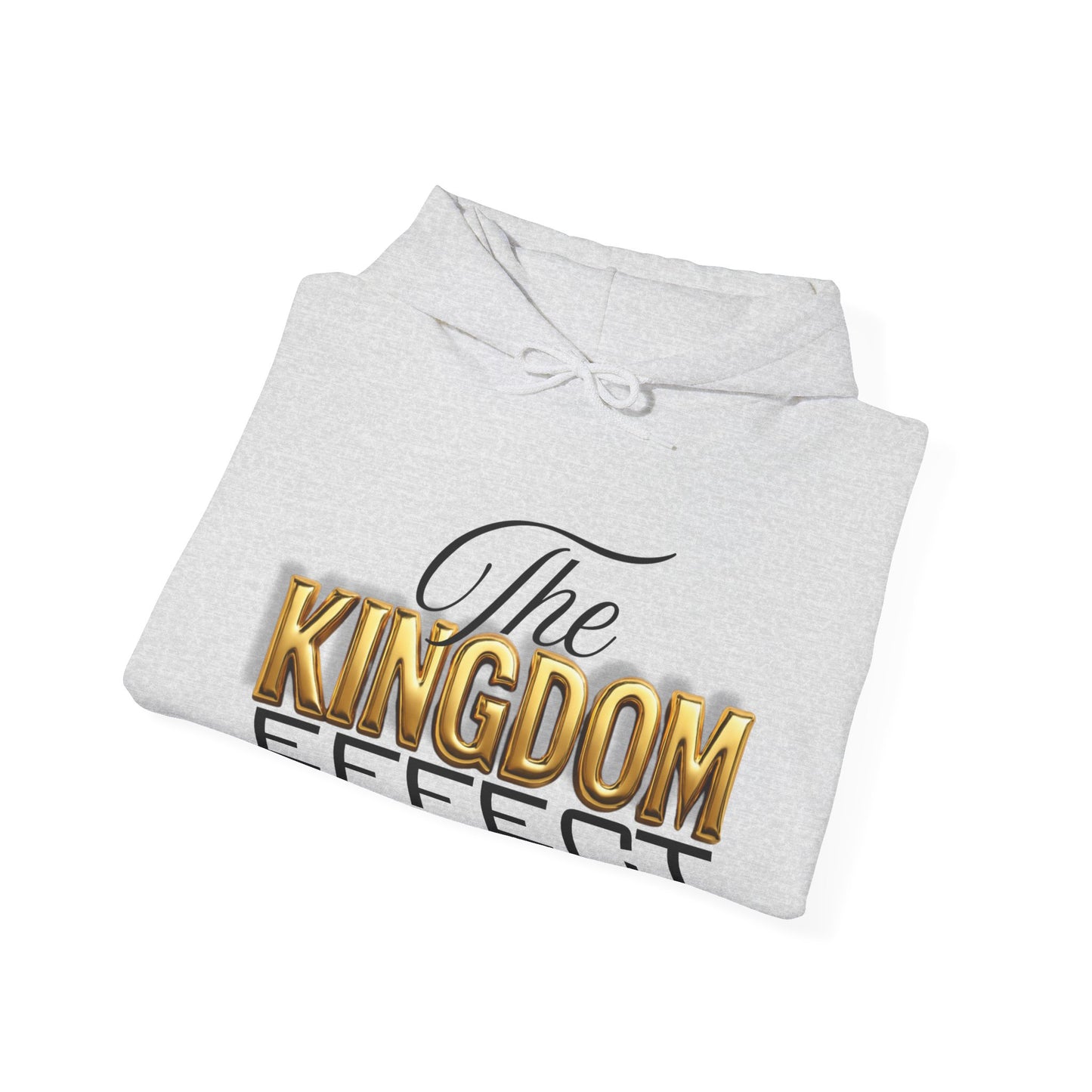 The Kingdom Effect Hoodie (Gold) | Unisex Heavy Blend Sweatshirt for Comfort, Stylish Gift, Cozy Layers, Fashion Statement, Unique Design