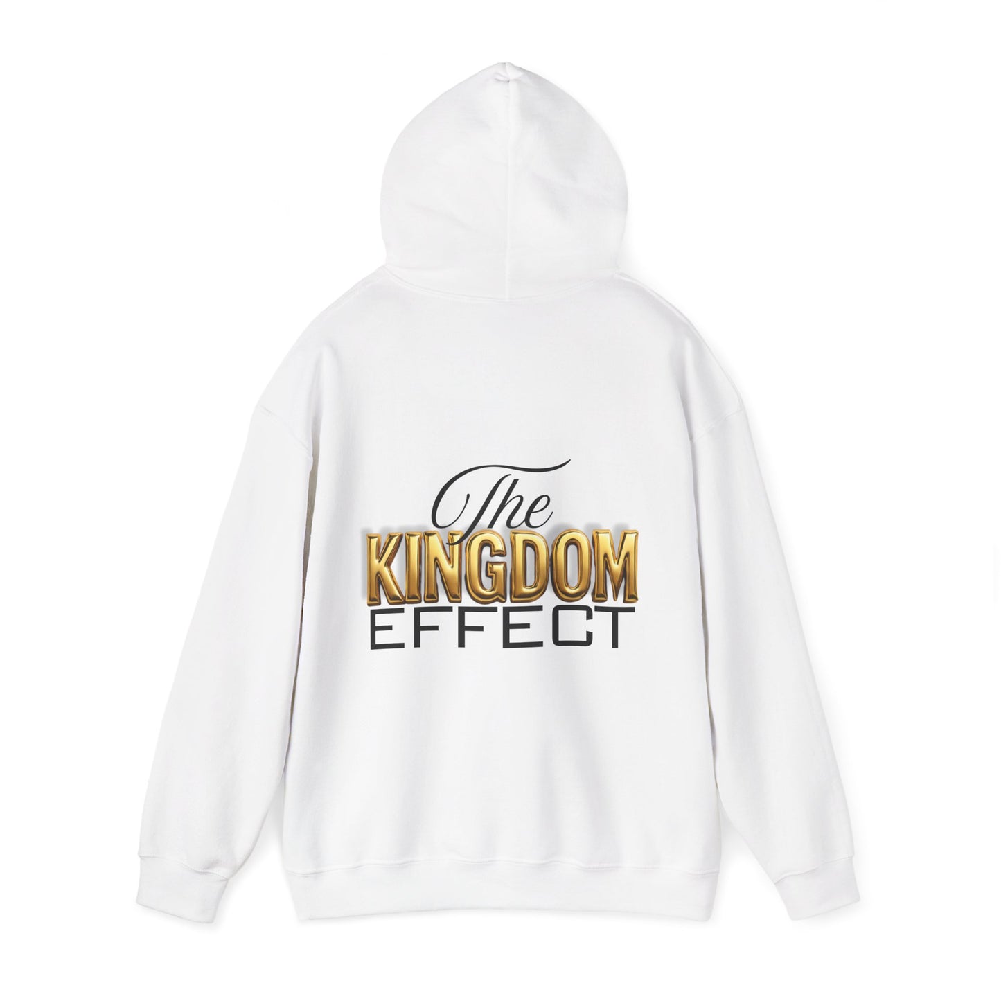 The Kingdom Effect Hoodie (Gold) | Unisex Heavy Blend Sweatshirt for Comfort, Stylish Gift, Cozy Layers, Fashion Statement, Unique Design