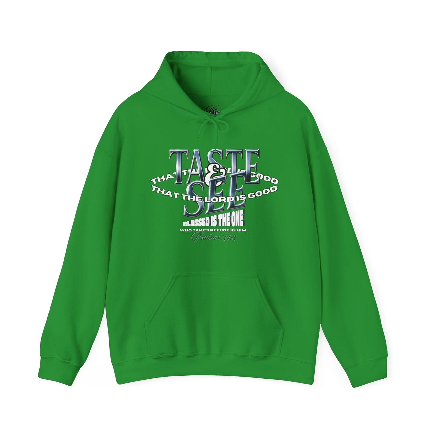 Taste & See Graphic Hoodie - Cozy Unisex Sweatshirt for Everyday Style, Gift for Friends, Inspirational Fashion, Fall Season