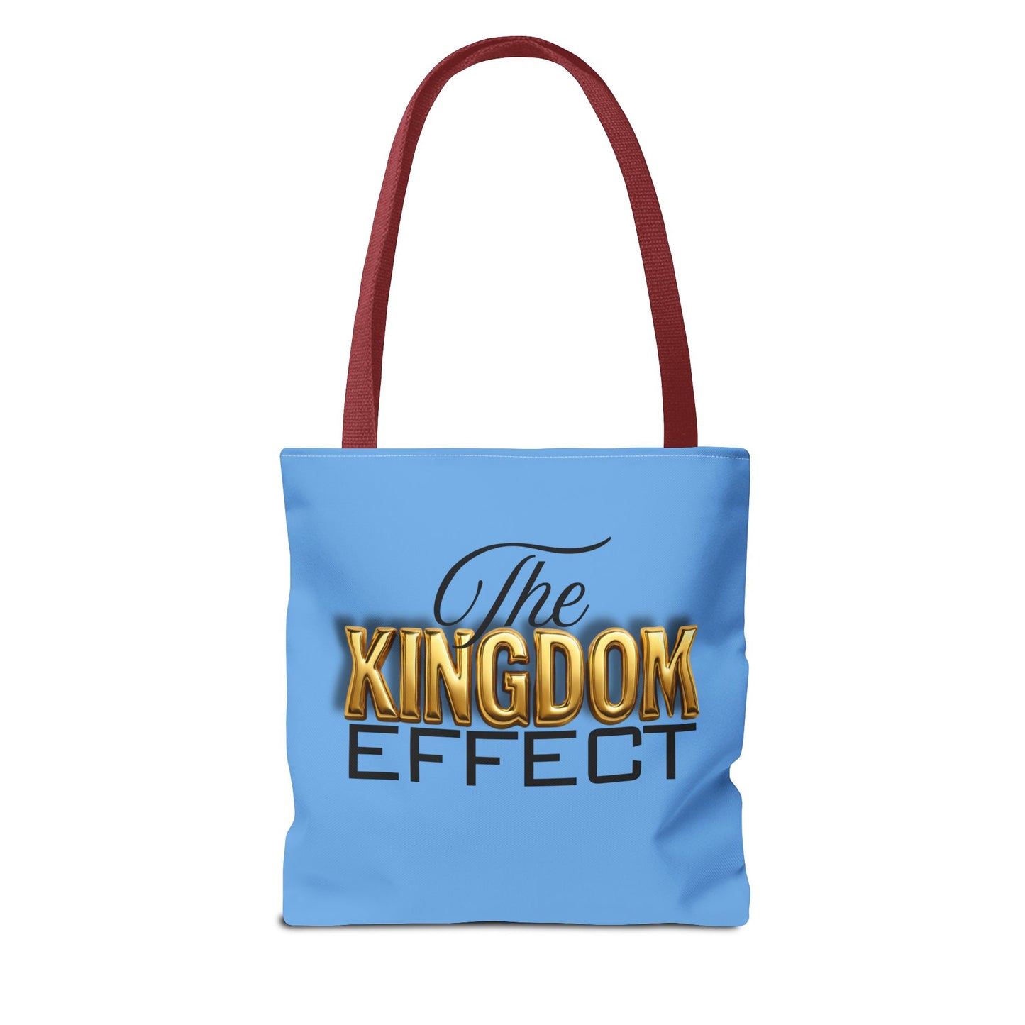 The Kingdom Effect, Blue Stylish Kingdom Effect Tote Bag, Eco-Friendly Shopping Bag, Gift for Kingdom Fans, Trendy Everyday Tote, Motivational Accessory