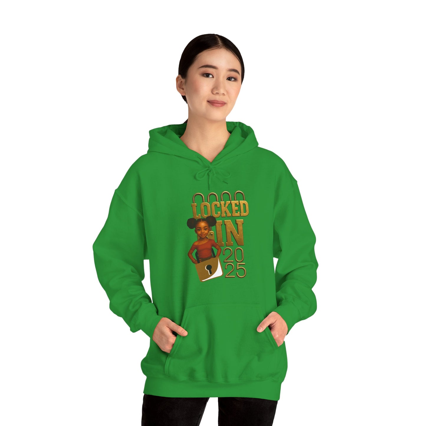 Locked In 2025 Hoodie, Unisex Heavy Blend Sweatshirt, Birthday Gift, Celebration Wear, Trendy Casual Outfit, Relaxed Style