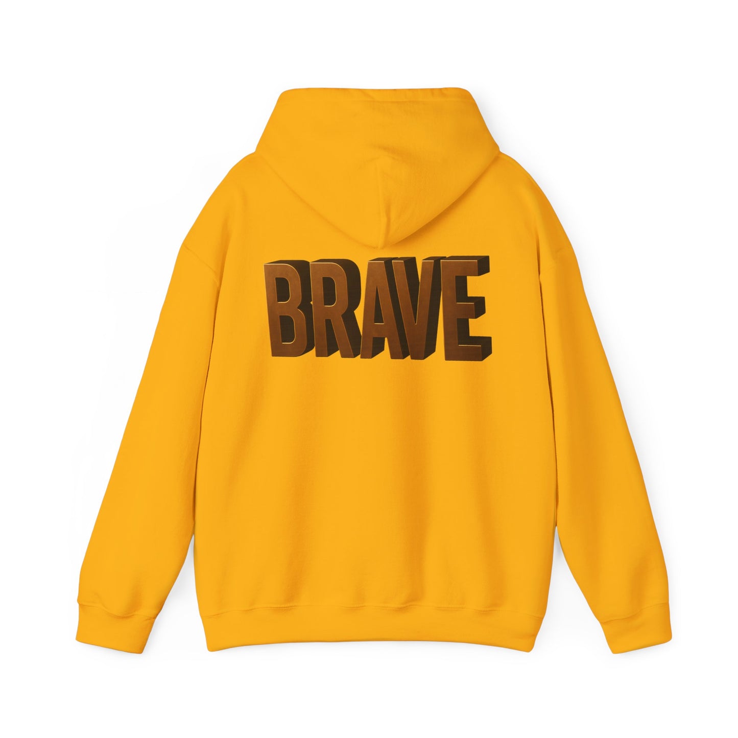 Brave Inspirational Hoodie, Inspirational Sweatshirt, Unisex Casual Wear, Gift for Him, Motivational Clothing