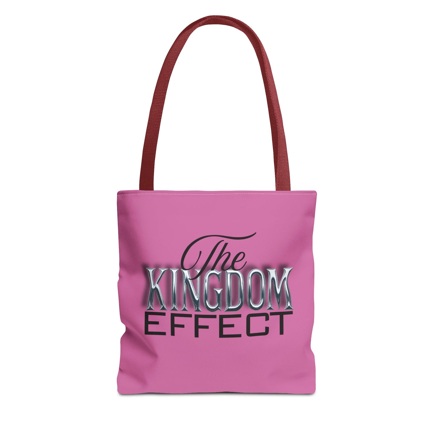 The Kingdom Effect Pink Tote Bag | Stylish Reusable Shoulder Bag | Gift for Kingdom Lovers | Eco-Friendly Shopping Tote, Everyday Companion