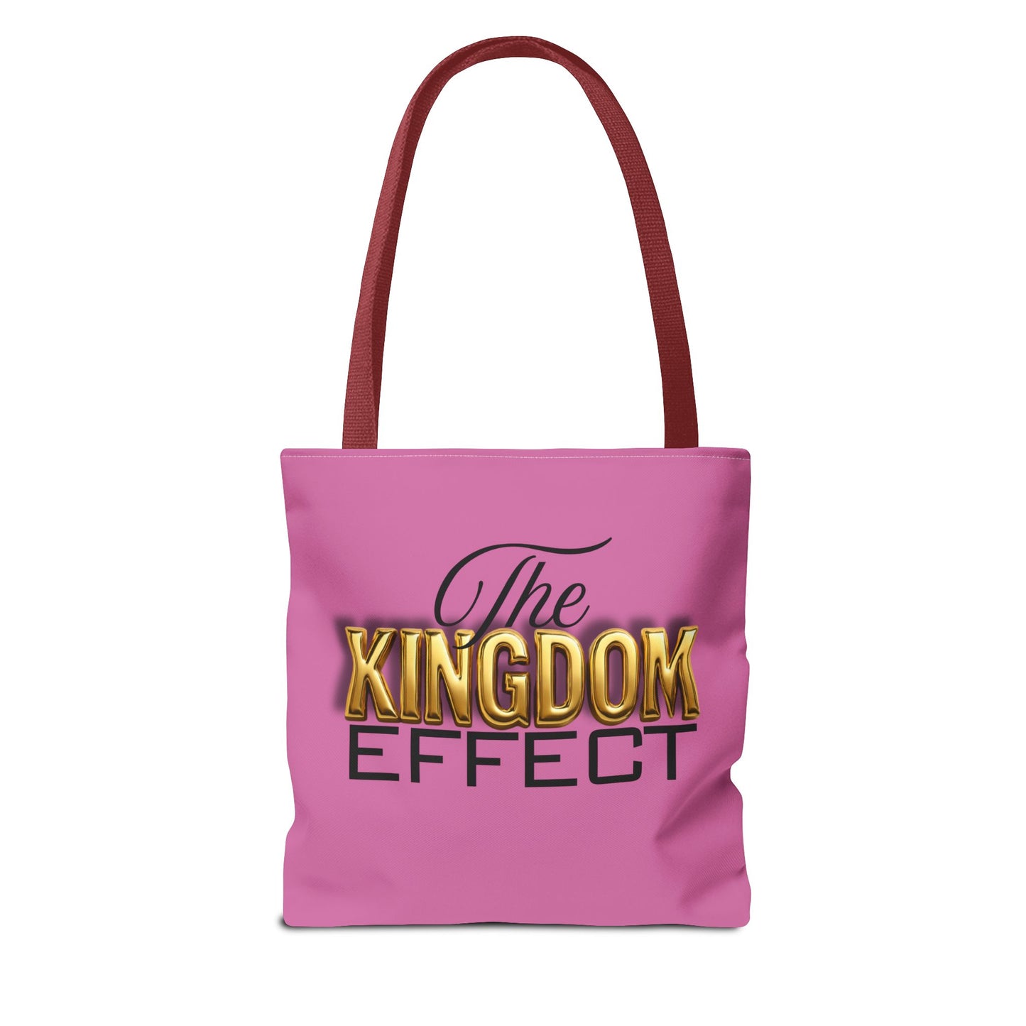 The Kingdom Effect, Pink Stylish Kingdom Effect Tote Bag, Eco-Friendly Shopping Bag, Gift for Kingdom Fans, Trendy Everyday Tote, Motivational Accessory