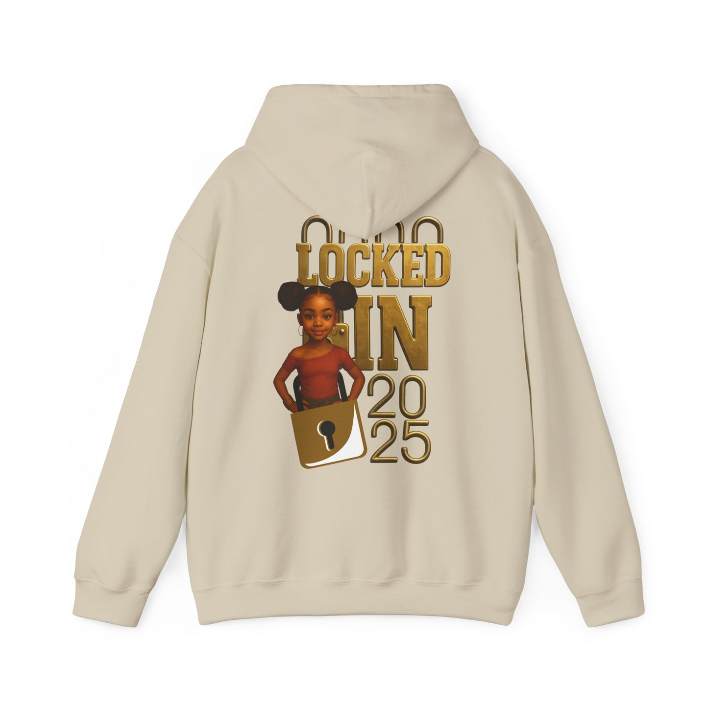 Locked In 2025 Hoodie, Unisex Heavy Blend Sweatshirt, Birthday Gift, Celebration Wear, Trendy Casual Outfit, Relaxed Style