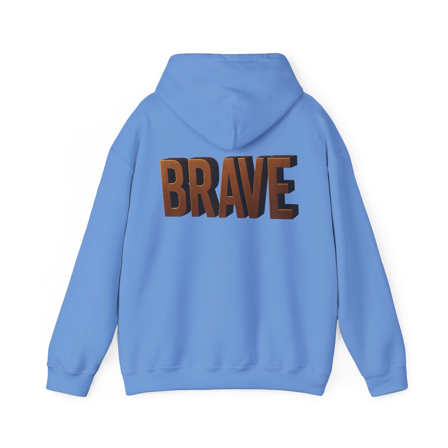Brave Inspirational Hoodie, Inspirational Sweatshirt, Unisex Casual Wear, Gift for Him, Motivational Clothing