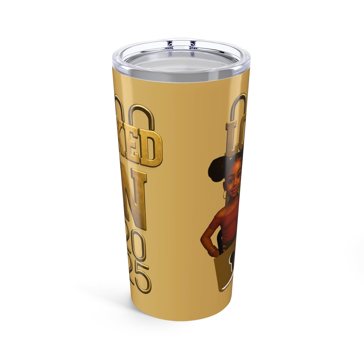 Locked In 2k25 Tumbler, Personalized Travel Mug, Fun Drinkware, Customizable Water Bottle, Gift for Teens, Unique Party Favor