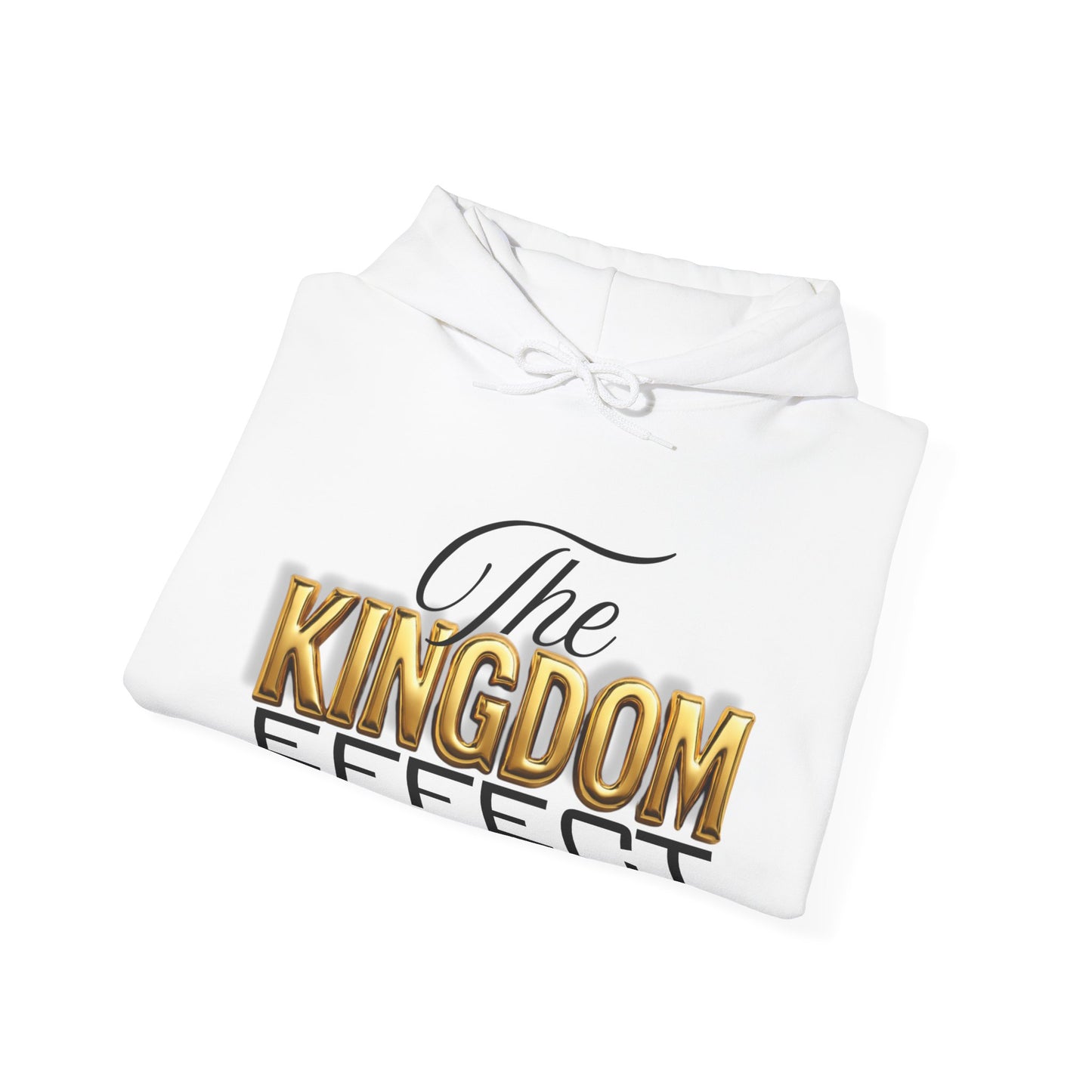 The Kingdom Effect Hoodie (Gold) | Unisex Heavy Blend Sweatshirt for Comfort, Stylish Gift, Cozy Layers, Fashion Statement, Unique Design