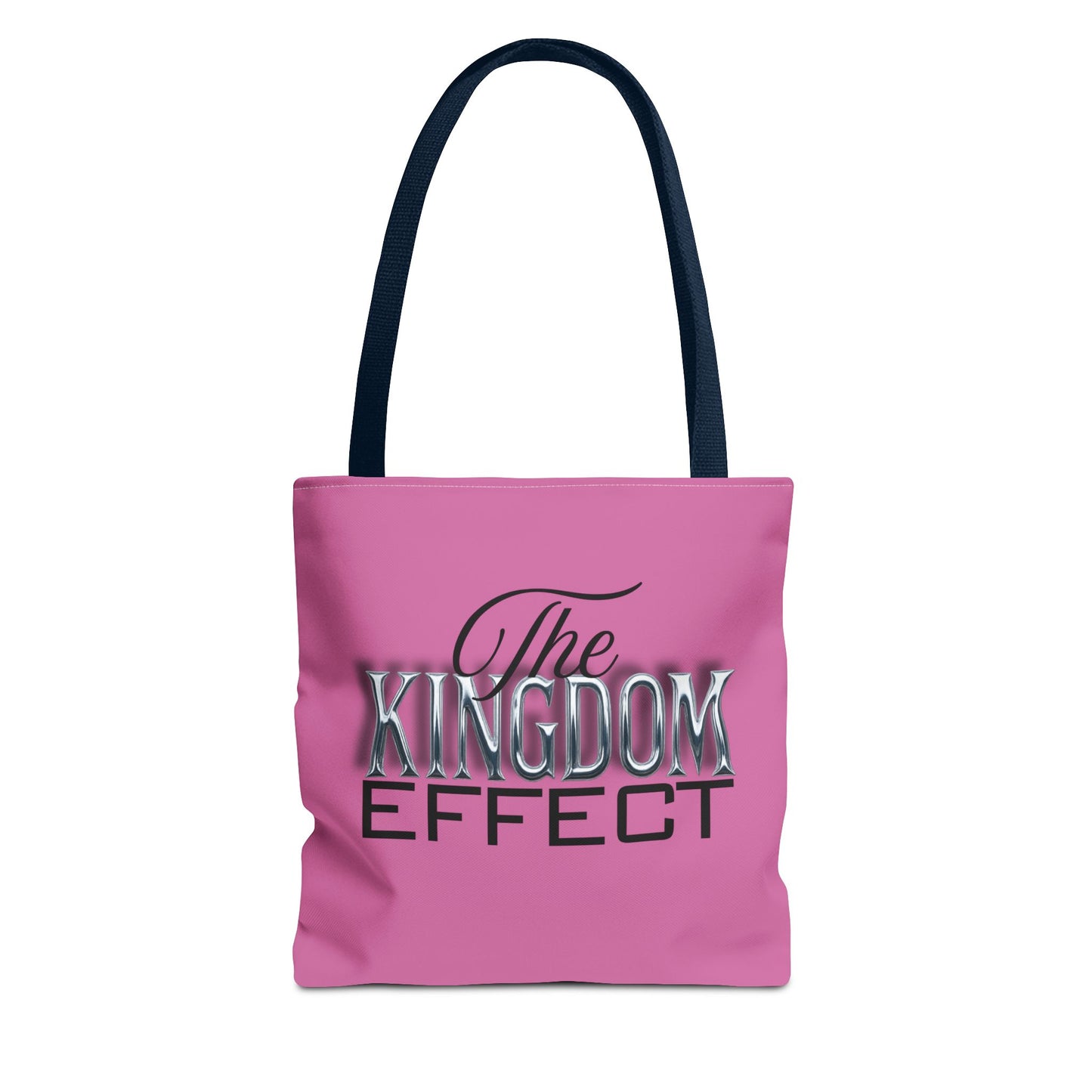 The Kingdom Effect Pink Tote Bag | Stylish Reusable Shoulder Bag | Gift for Kingdom Lovers | Eco-Friendly Shopping Tote, Everyday Companion