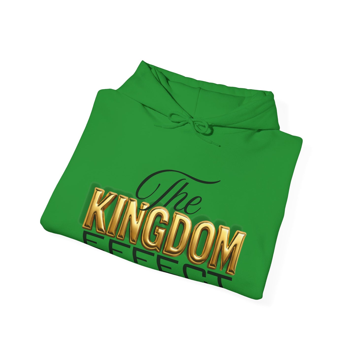 The Kingdom Effect Hoodie (Gold) | Unisex Heavy Blend Sweatshirt for Comfort, Stylish Gift, Cozy Layers, Fashion Statement, Unique Design