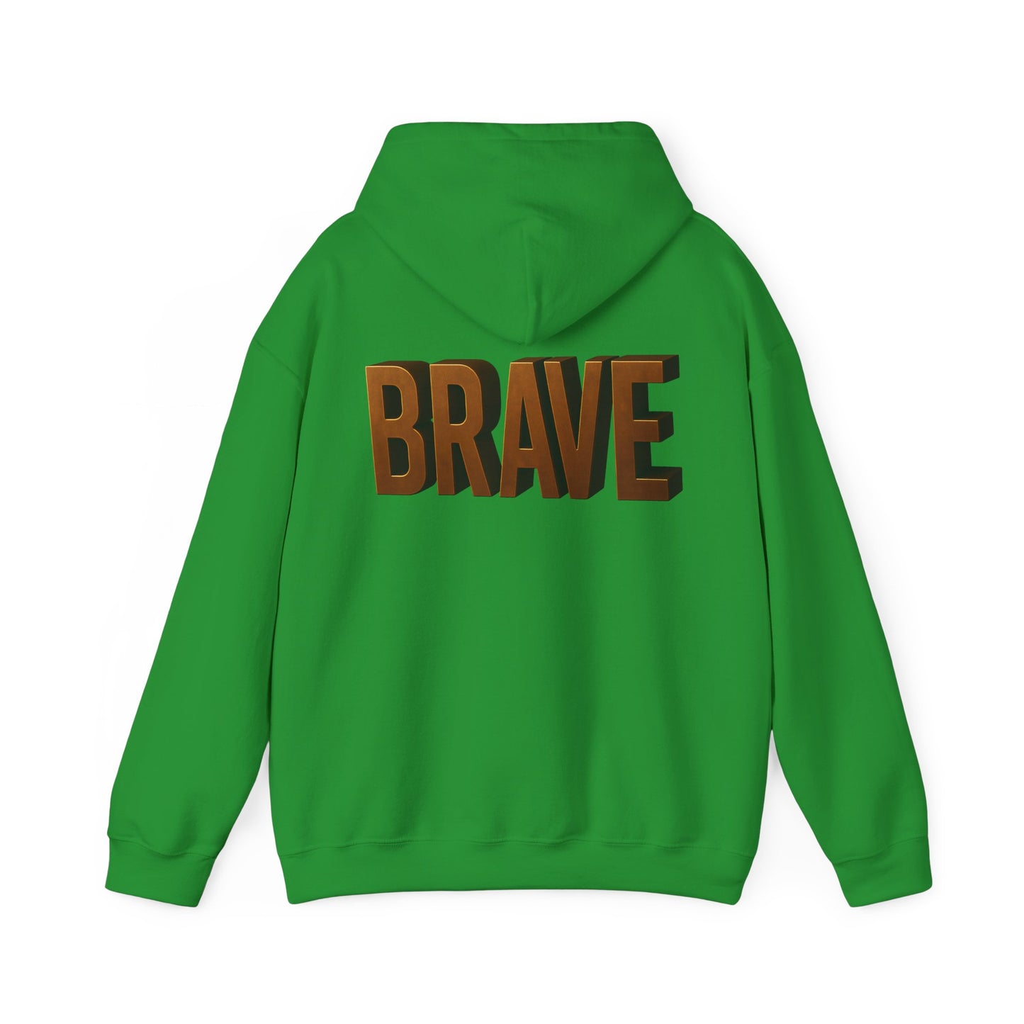 Brave Inspirational Hoodie, Inspirational Sweatshirt, Unisex Casual Wear, Gift for Him, Motivational Clothing