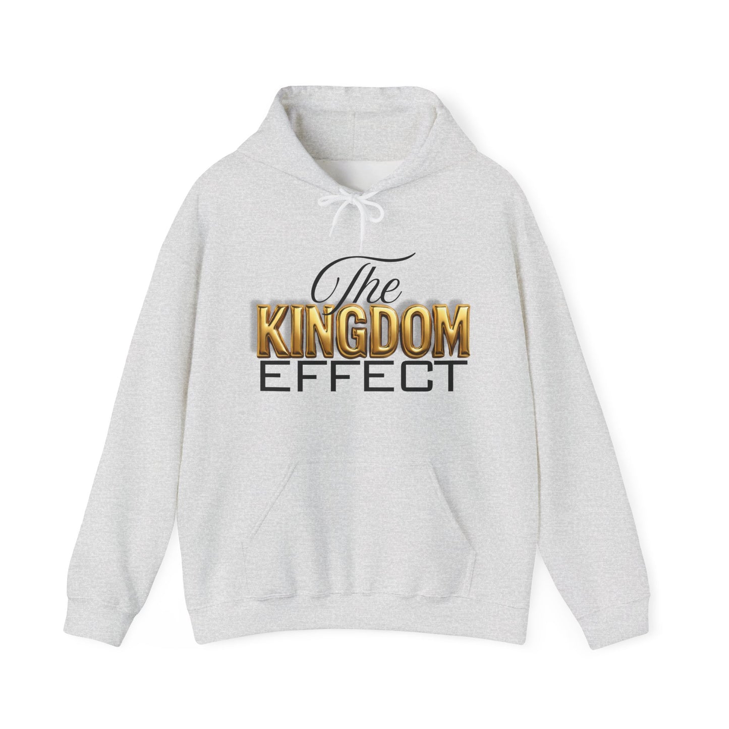 The Kingdom Effect Hoodie (Gold) | Unisex Heavy Blend Sweatshirt for Comfort, Stylish Gift, Cozy Layers, Fashion Statement, Unique Design