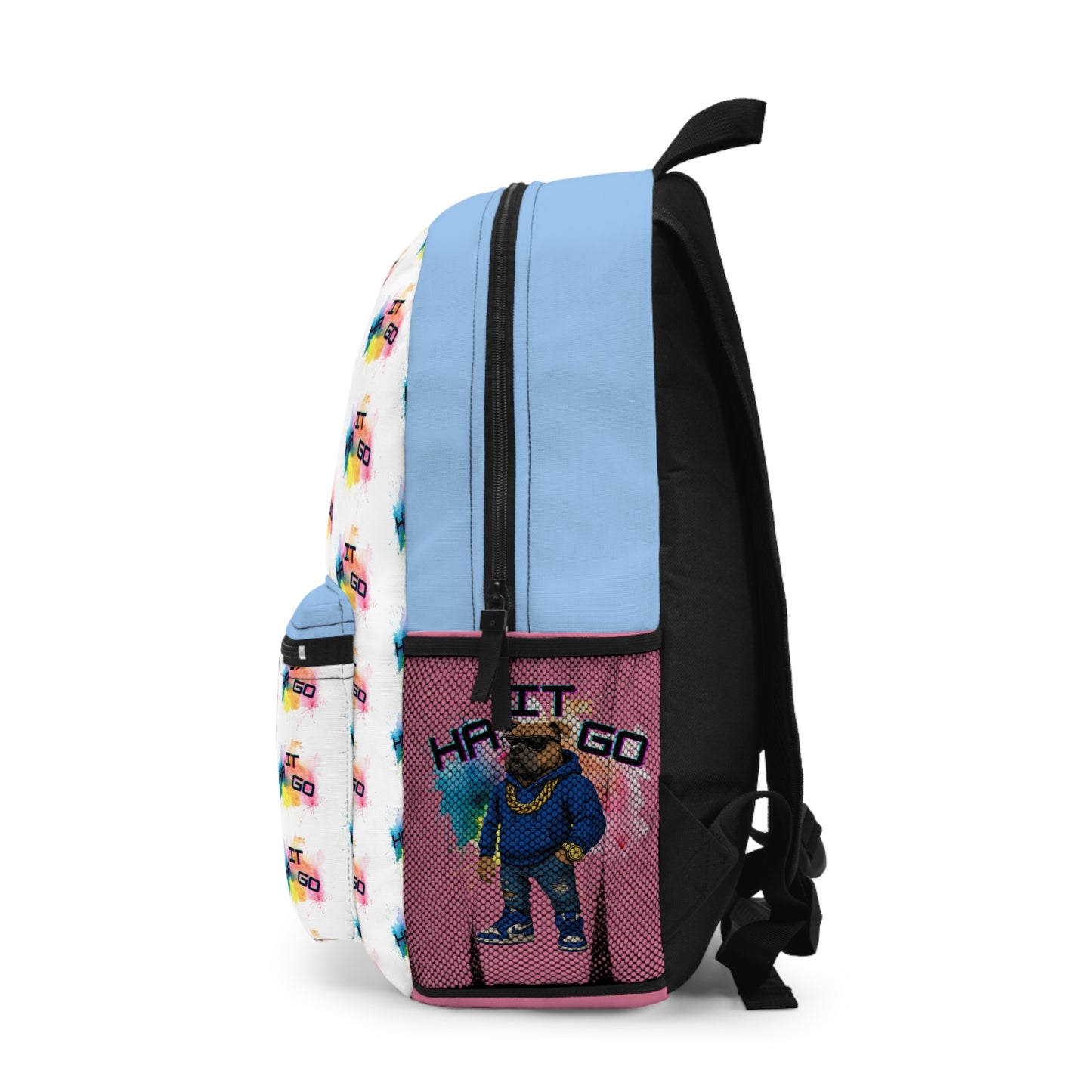 Ha It Go Trendy Graphic Backpack for Students, Cool School Bag, Skateboarding Inspired, Fun Back-to-School Essentials, Gifts for Teens