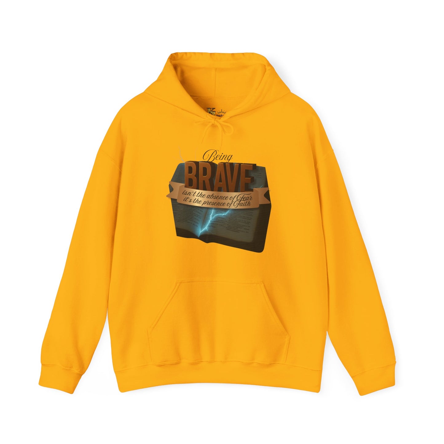 Brave Inspirational Hoodie, Inspirational Sweatshirt, Unisex Casual Wear, Gift for Him, Motivational Clothing