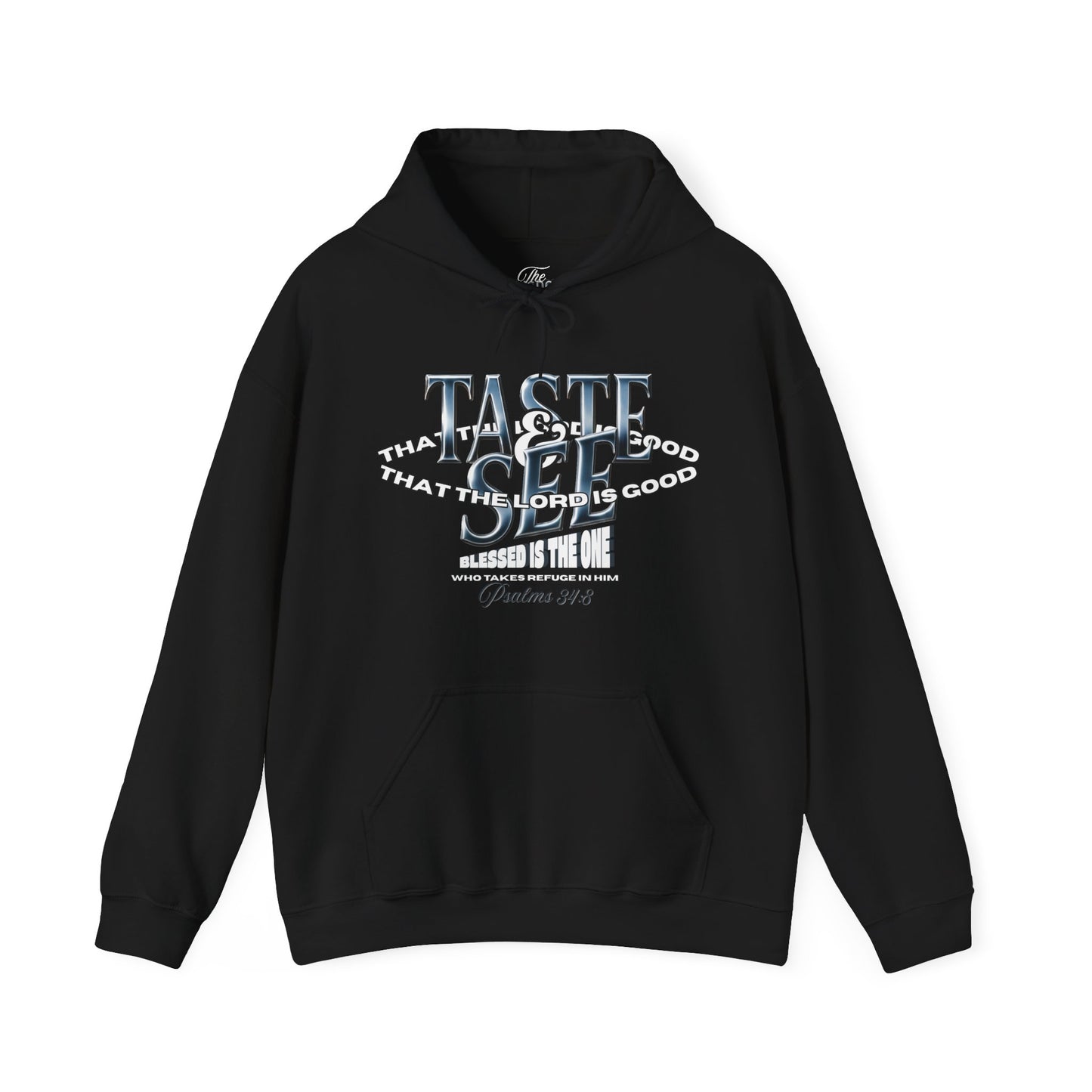 Taste & See Graphic Hoodie - Cozy Unisex Sweatshirt for Everyday Style, Gift for Friends, Inspirational Fashion, Fall Season