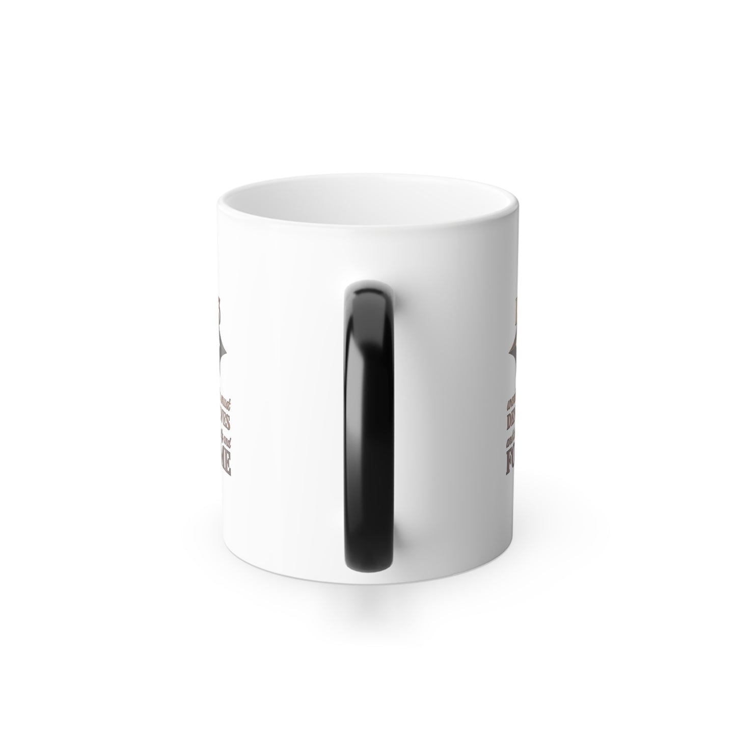 Luke 9:23 Color Morphing Mug with Inspirational Quote, Coffee Cup, Gift for Friends, Unique Kitchenware, Fun Drinkware for Home