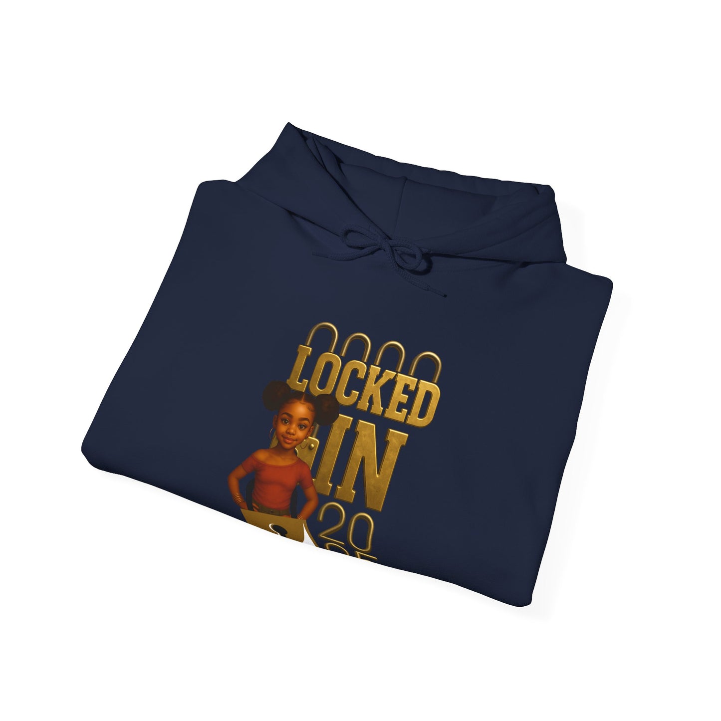 Locked In 2025 Hoodie, Unisex Heavy Blend Sweatshirt, Birthday Gift, Celebration Wear, Trendy Casual Outfit, Relaxed Style