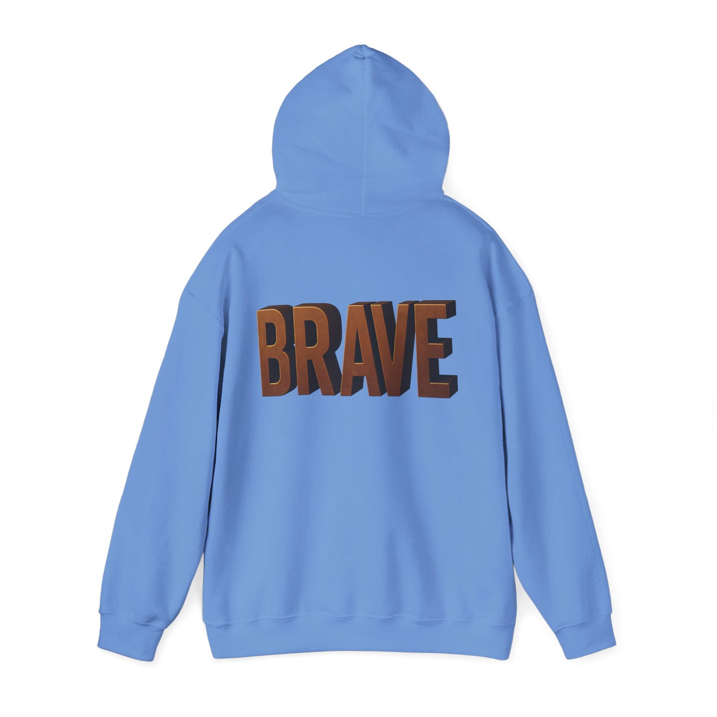 Brave Inspirational Hoodie, Inspirational Sweatshirt, Unisex Casual Wear, Gift for Him, Motivational Clothing