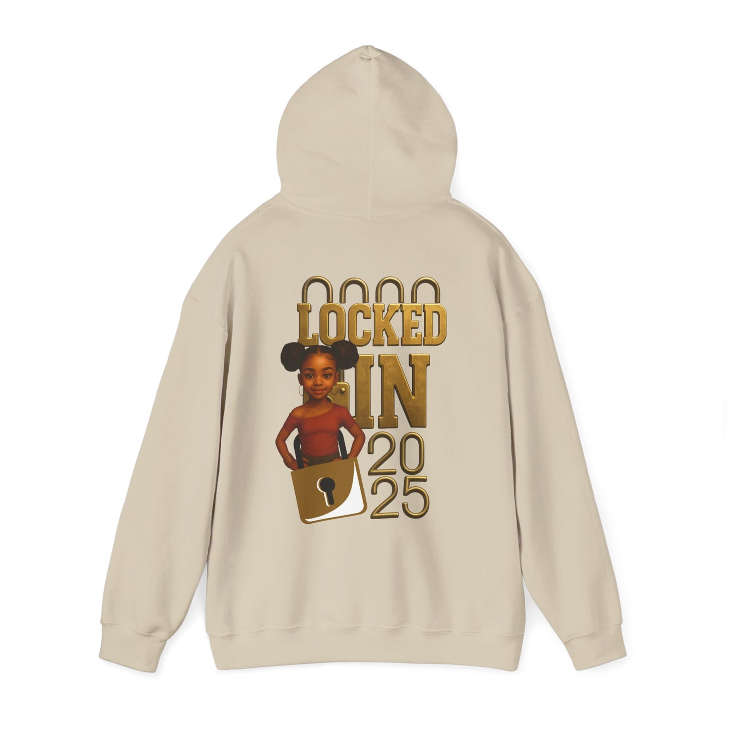 Locked In 2025 Hoodie, Unisex Heavy Blend Sweatshirt, Birthday Gift, Celebration Wear, Trendy Casual Outfit, Relaxed Style