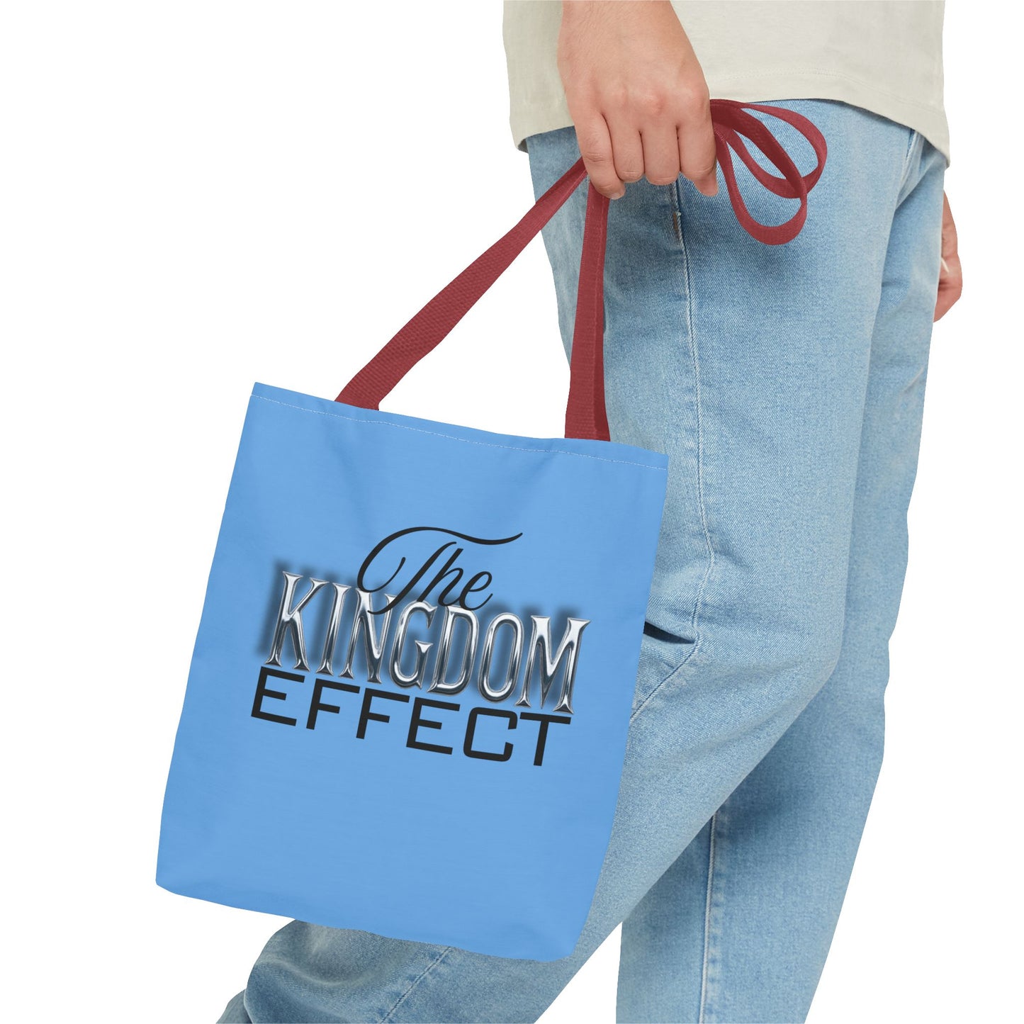 The Kingdom Effect Blue Tote Bag | Stylish Reusable Shoulder Bag | Gift for Kingdom Lovers | Eco-Friendly Shopping Tote, Everyday Companion