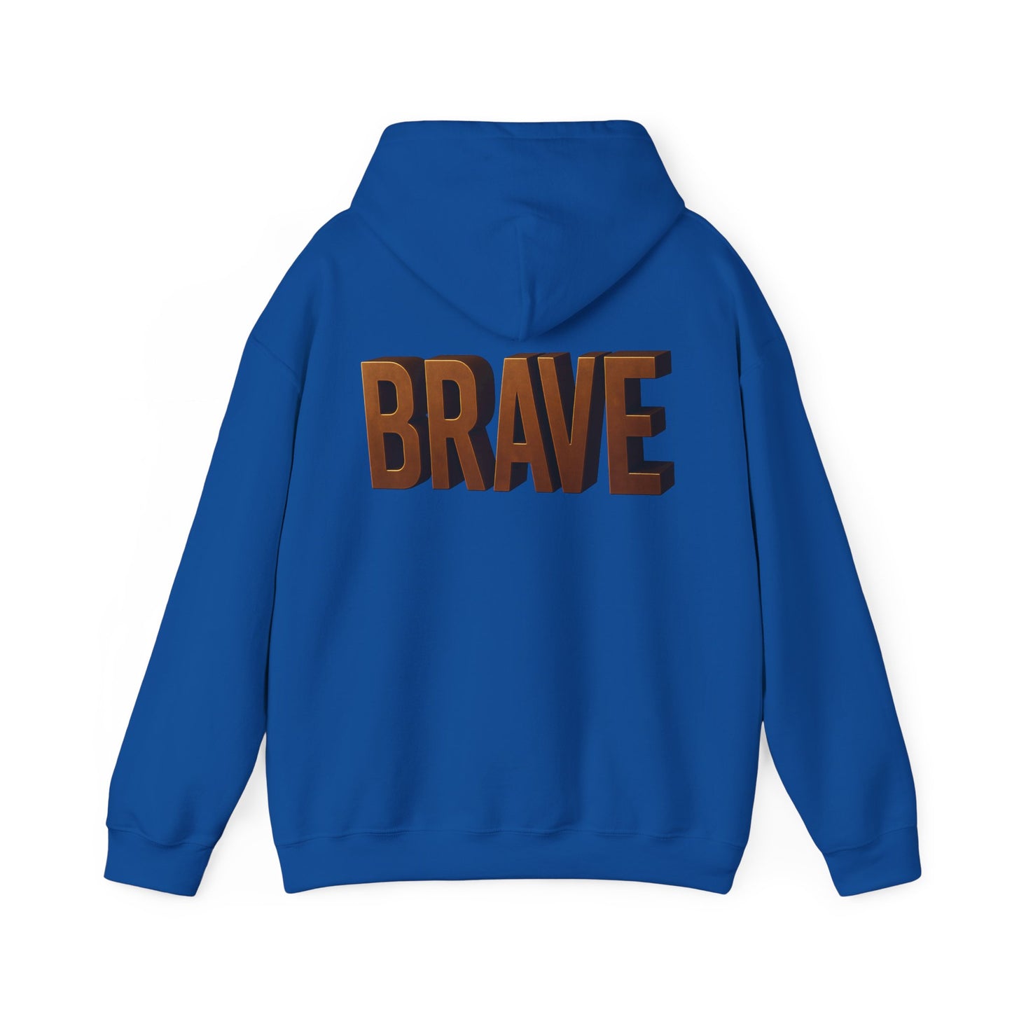 Brave Inspirational Hoodie, Inspirational Sweatshirt, Unisex Casual Wear, Gift for Him, Motivational Clothing