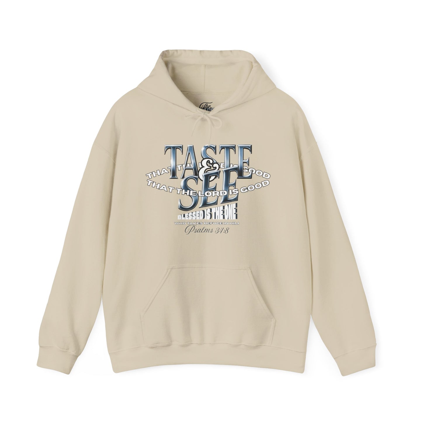 Taste & See Graphic Hoodie - Cozy Unisex Sweatshirt for Everyday Style, Gift for Friends, Inspirational Fashion, Fall Season